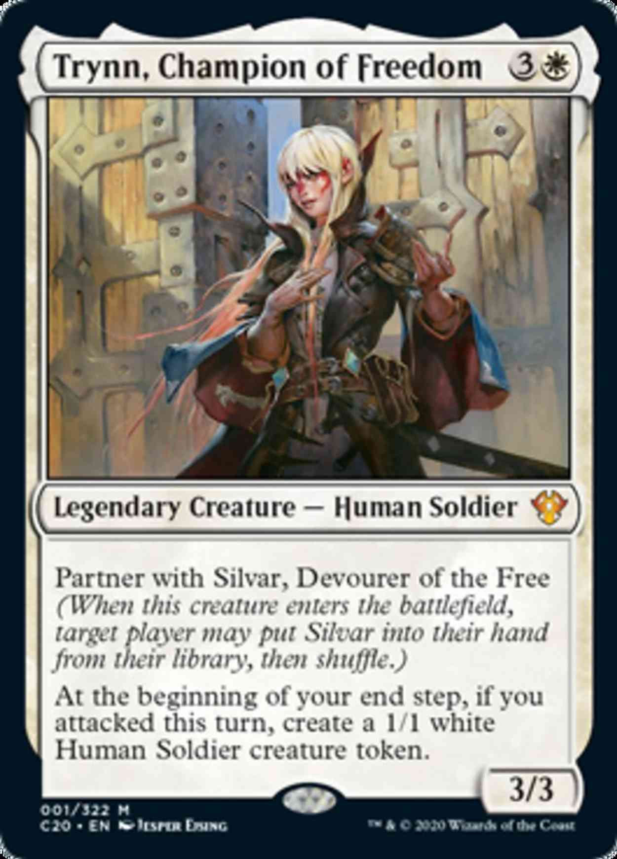 Trynn, Champion of Freedom magic card front