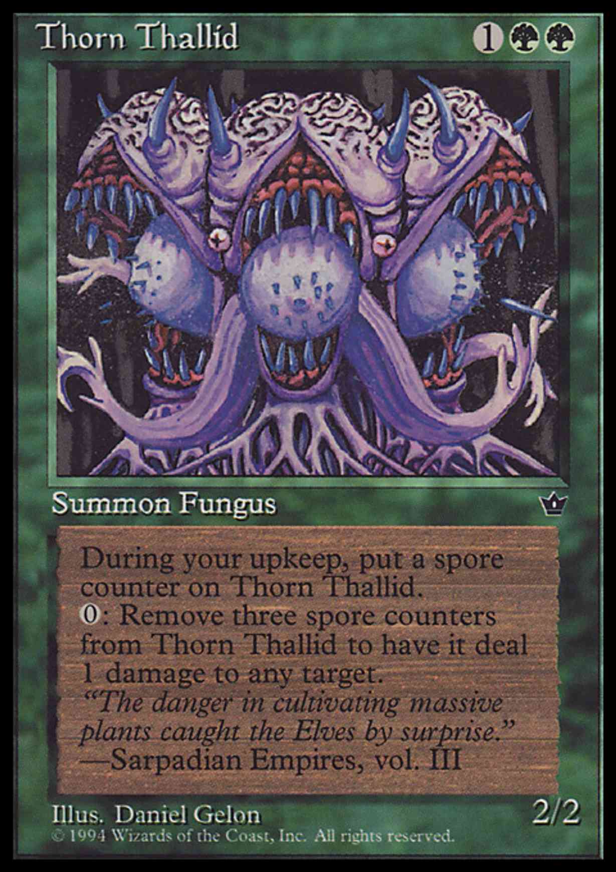 Thorn Thallid magic card front