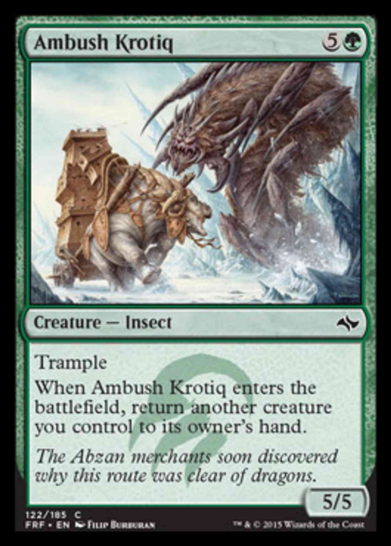 Ambush Krotiq magic card front