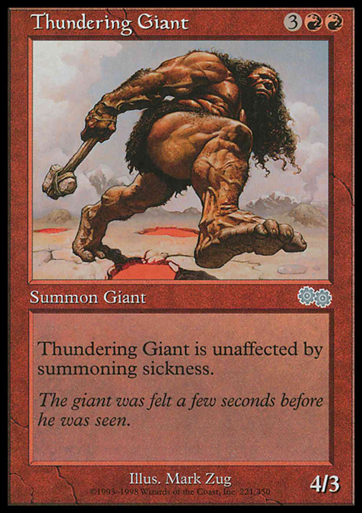 Thundering Giant magic card front