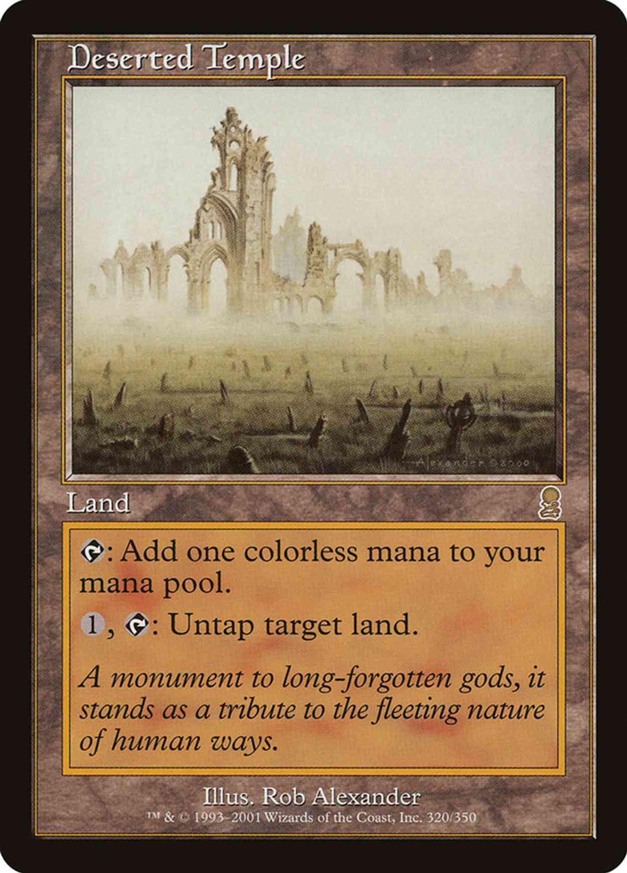 Deserted Temple magic card front