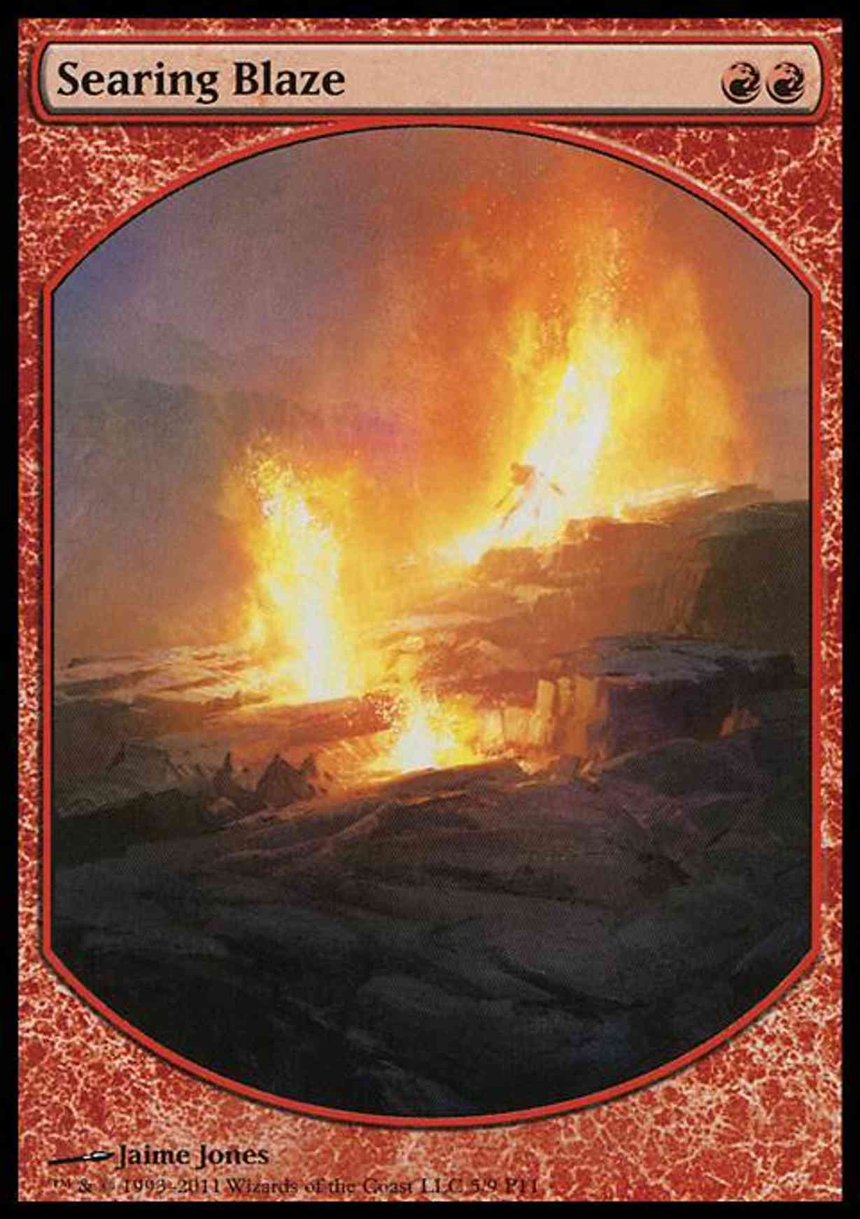 Searing Blaze magic card front