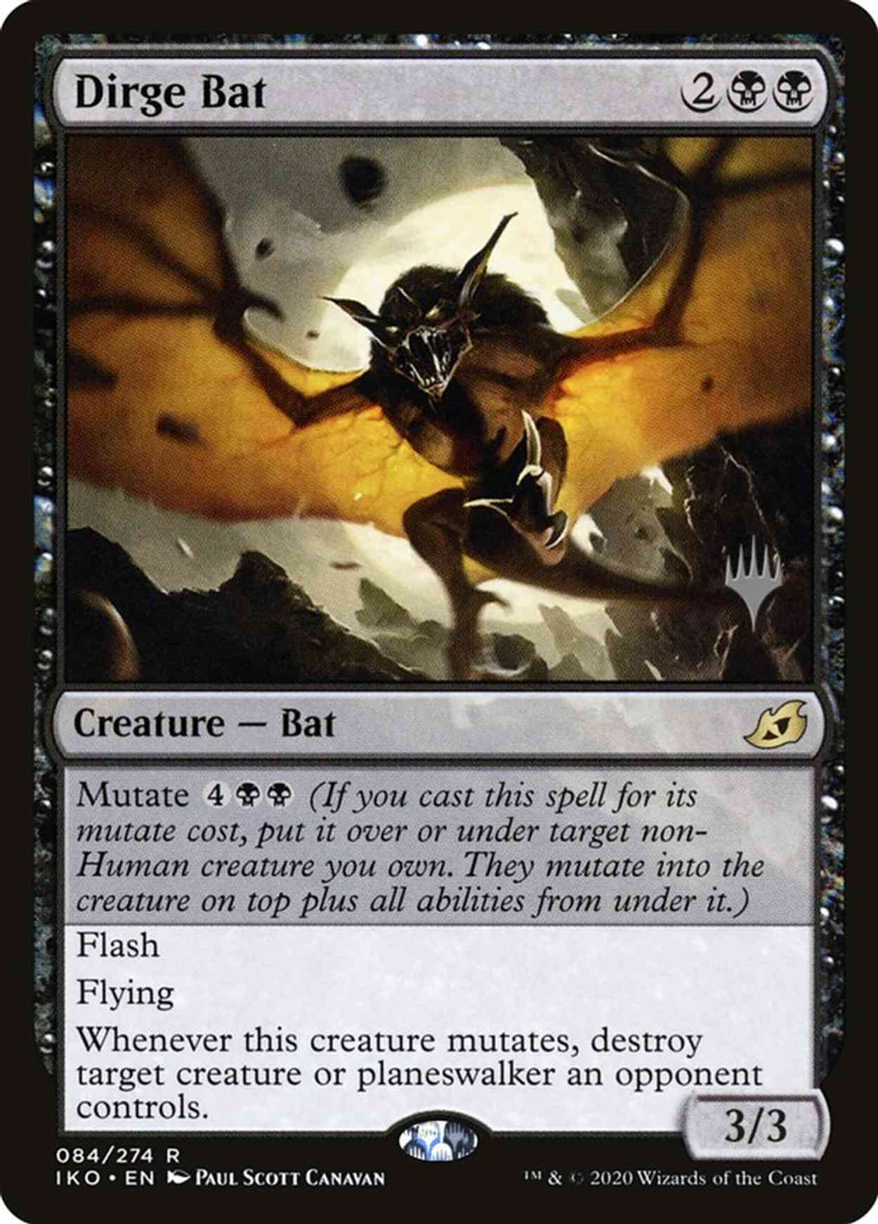 Dirge Bat magic card front