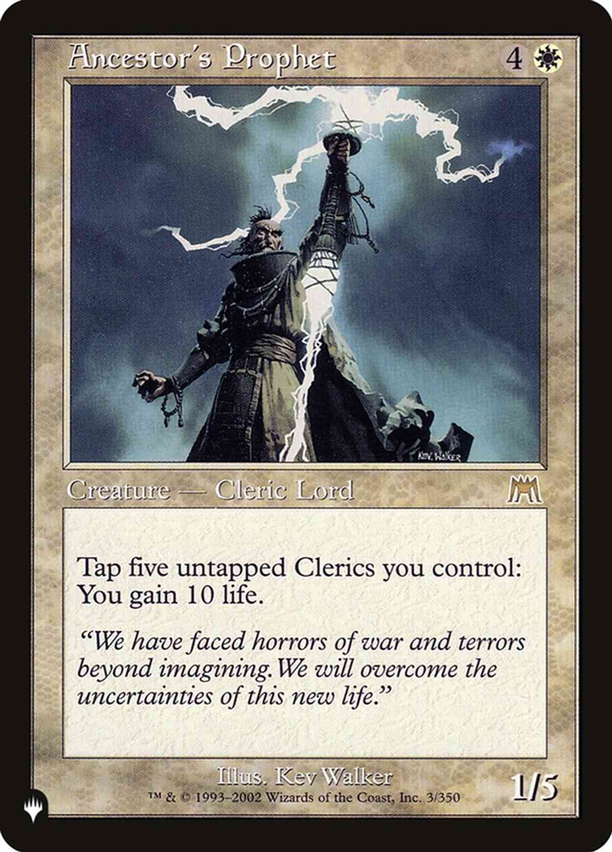 Ancestor's Prophet magic card front