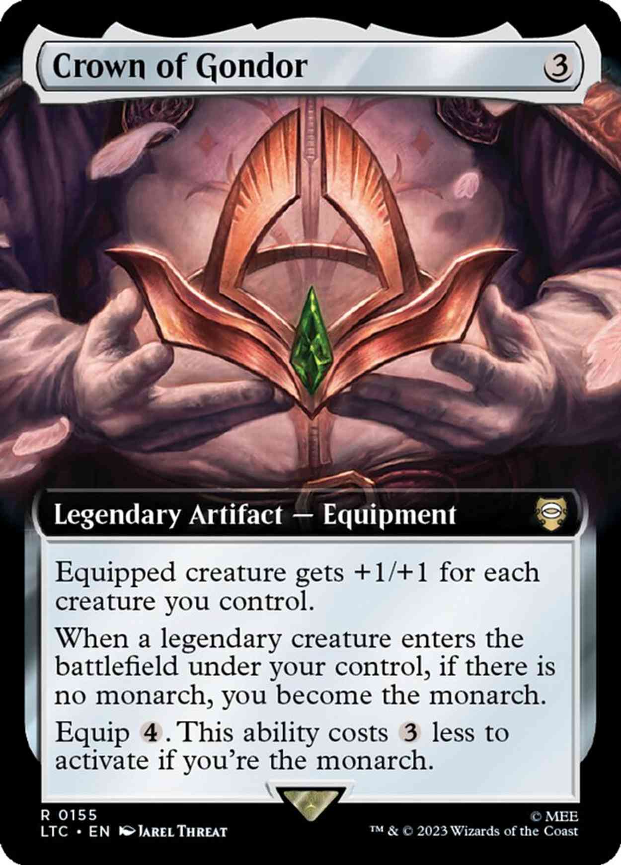 Crown of Gondor (Extended Art) magic card front