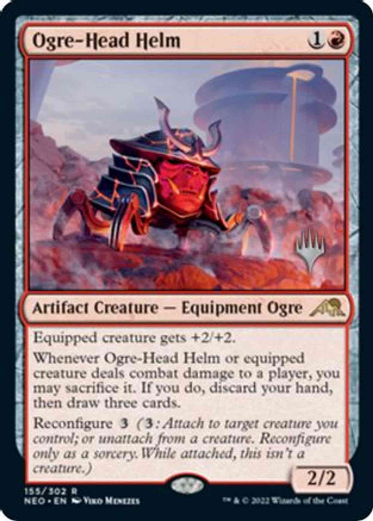 Ogre-Head Helm magic card front