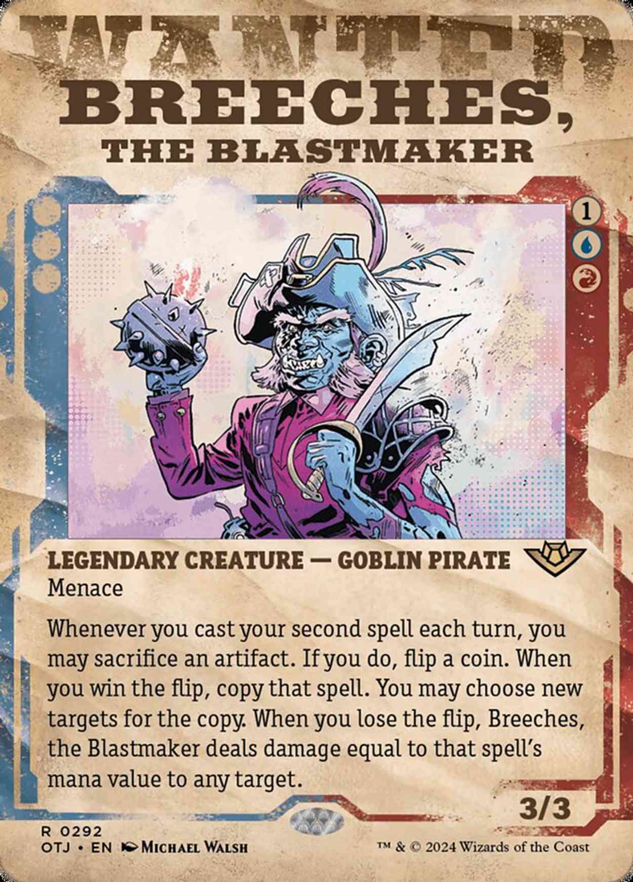 Breeches, the Blastmaker (Showcase) magic card front