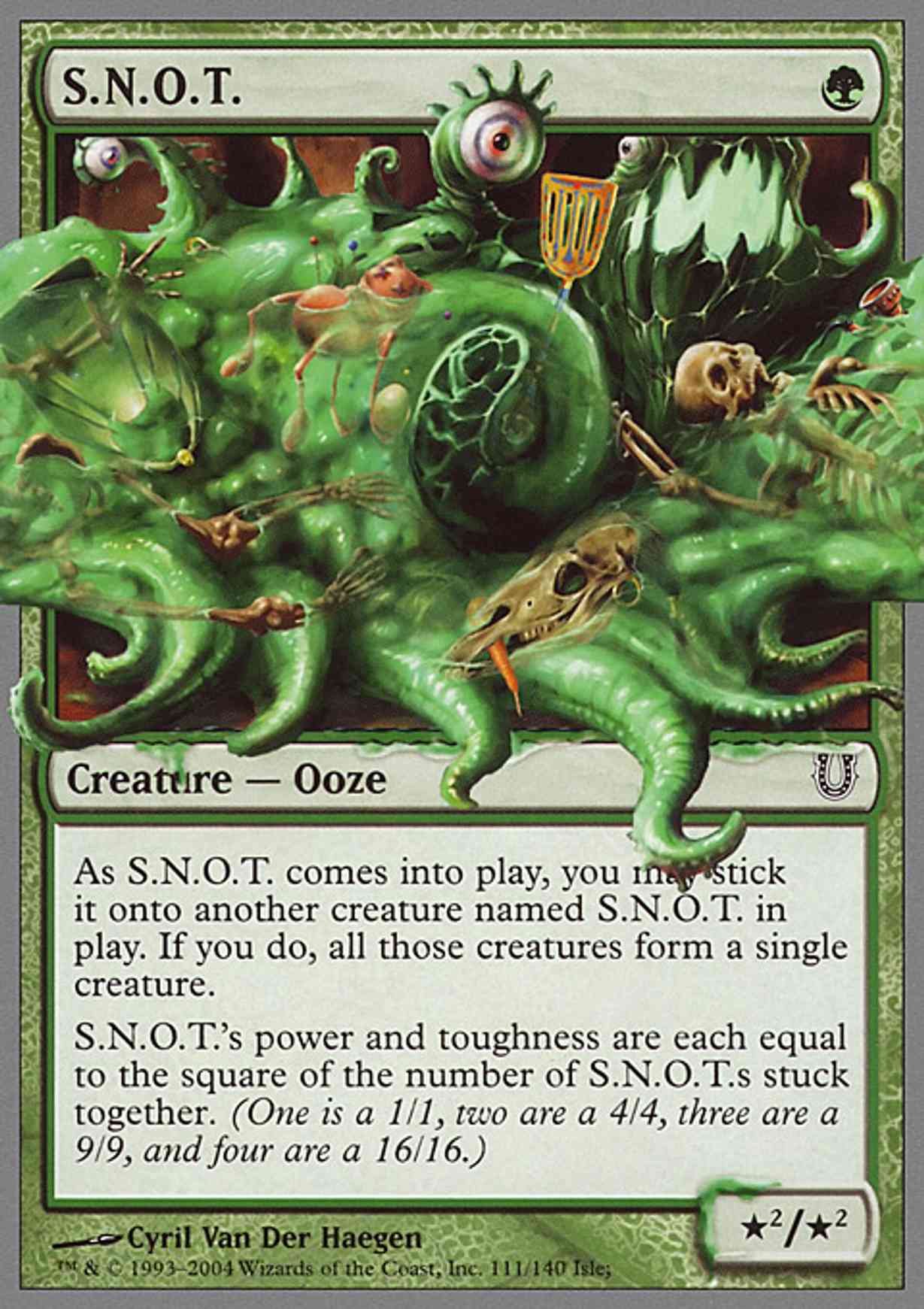 S.N.O.T. magic card front
