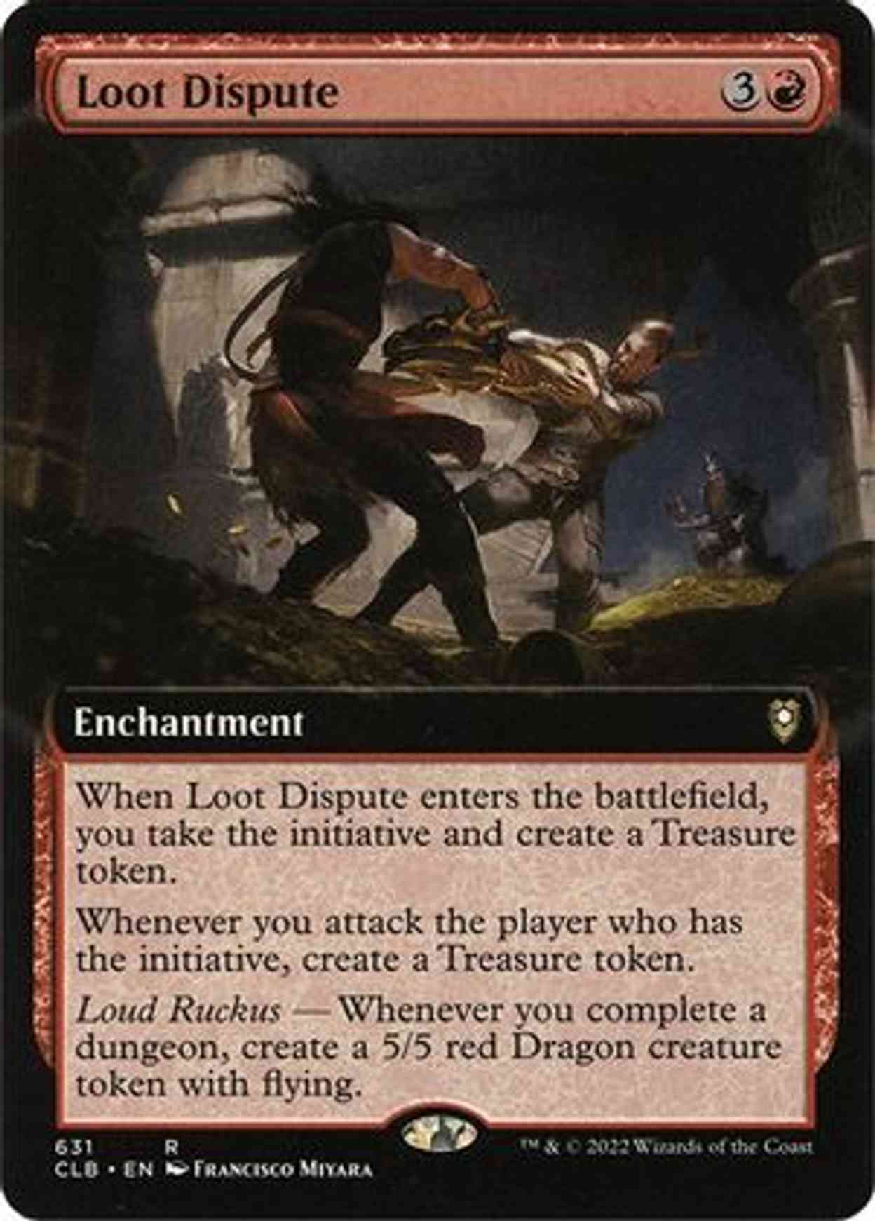 Loot Dispute (Extended Art) magic card front