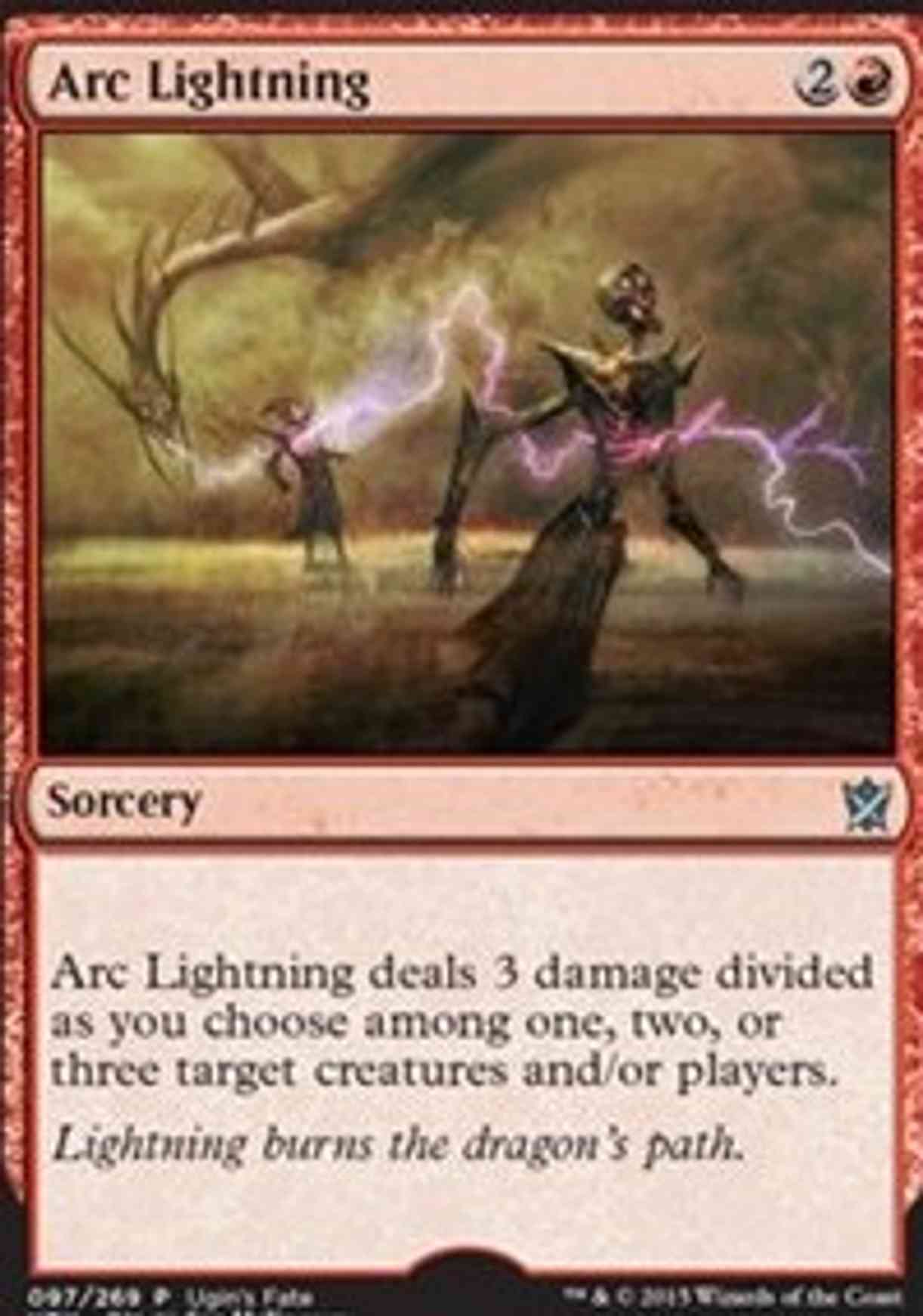 Arc Lightning magic card front