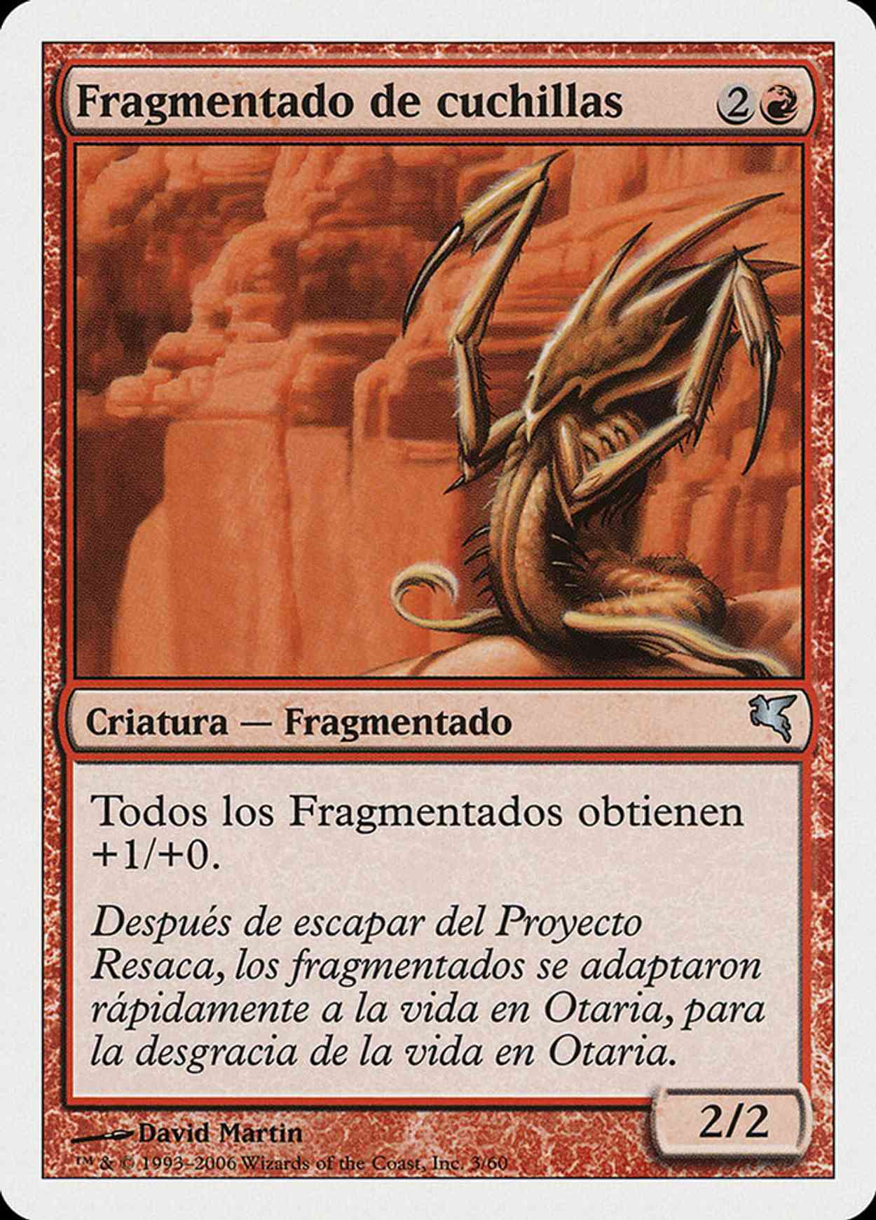 Blade Sliver (Spanish) magic card front