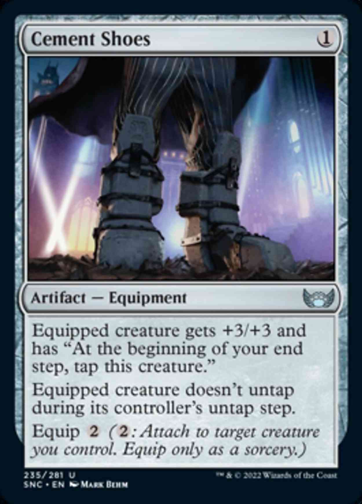 Cement Shoes magic card front