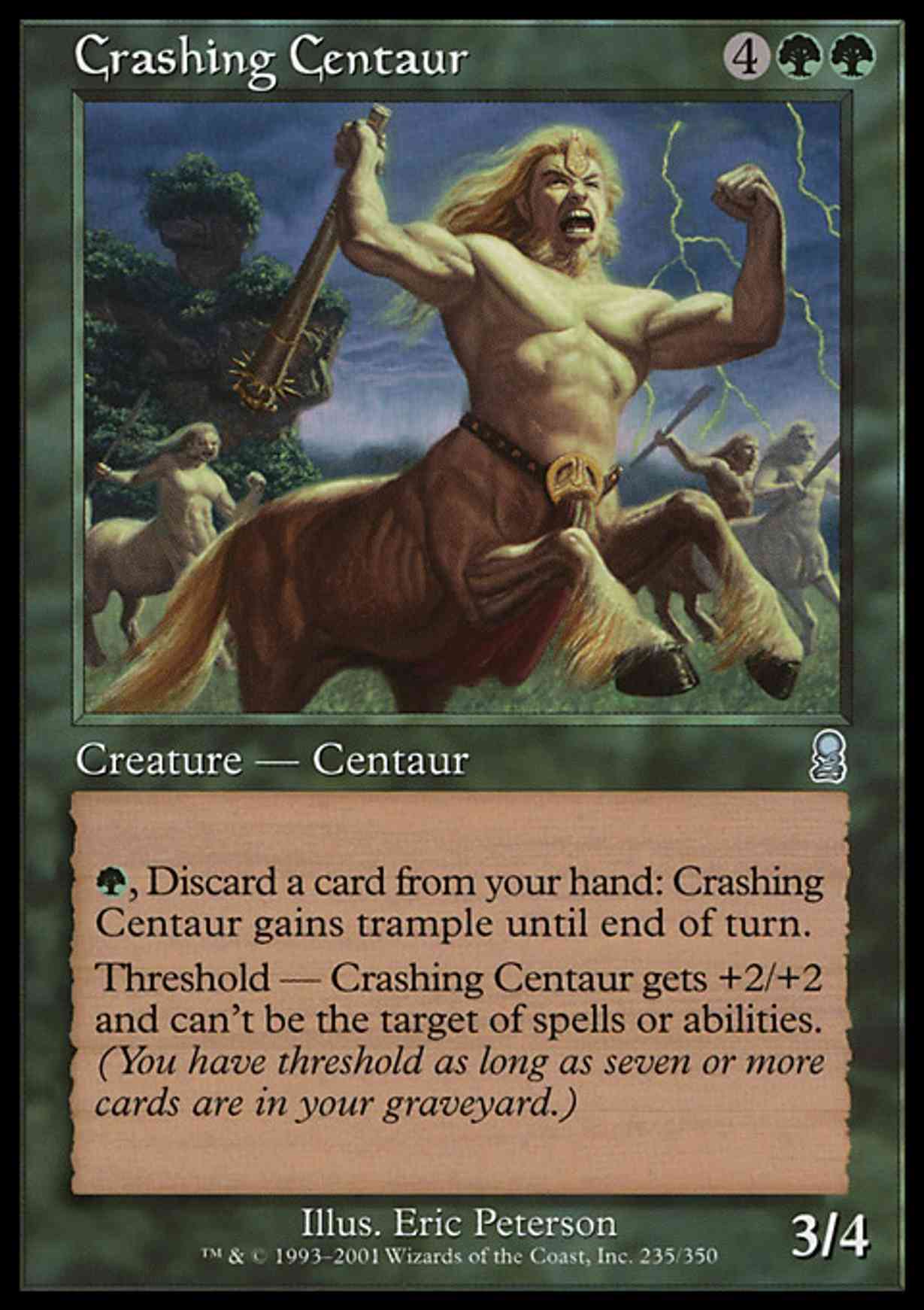 Crashing Centaur magic card front