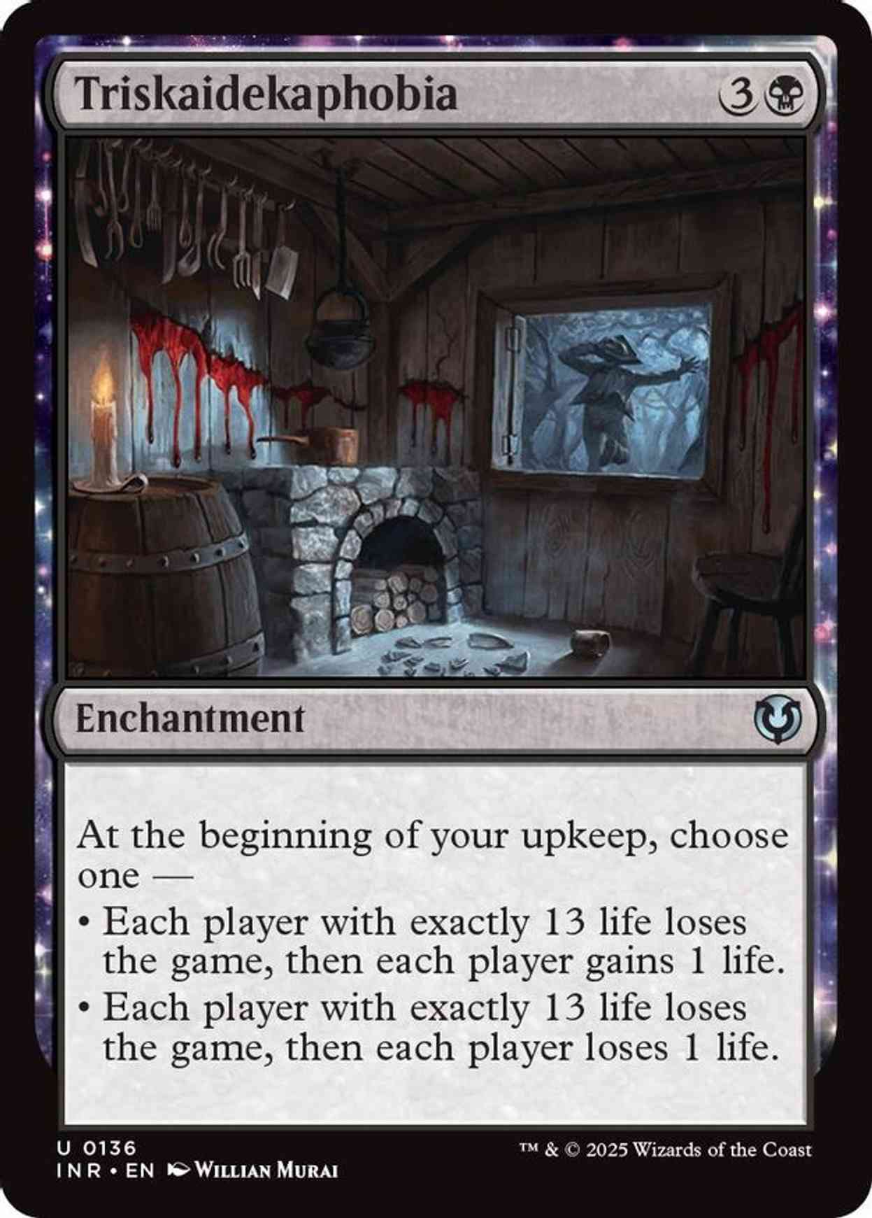 Triskaidekaphobia magic card front