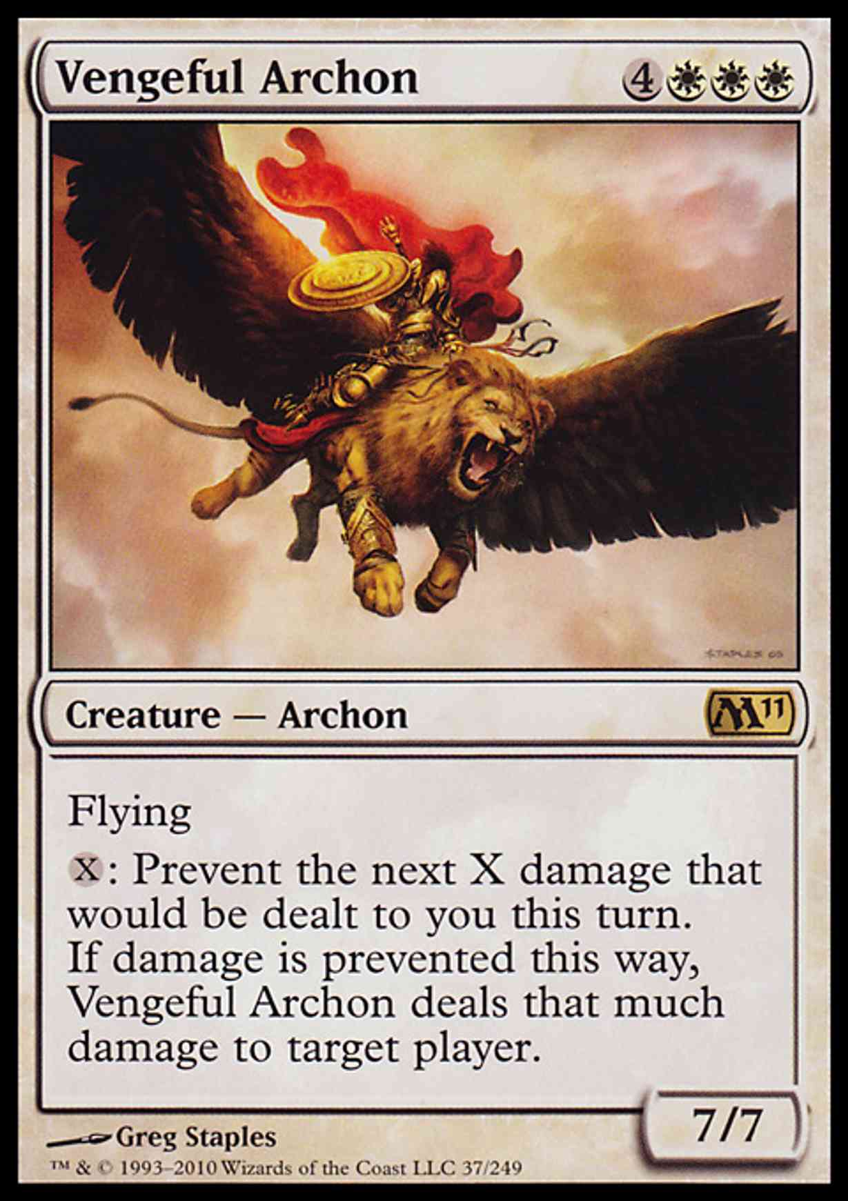 Vengeful Archon magic card front