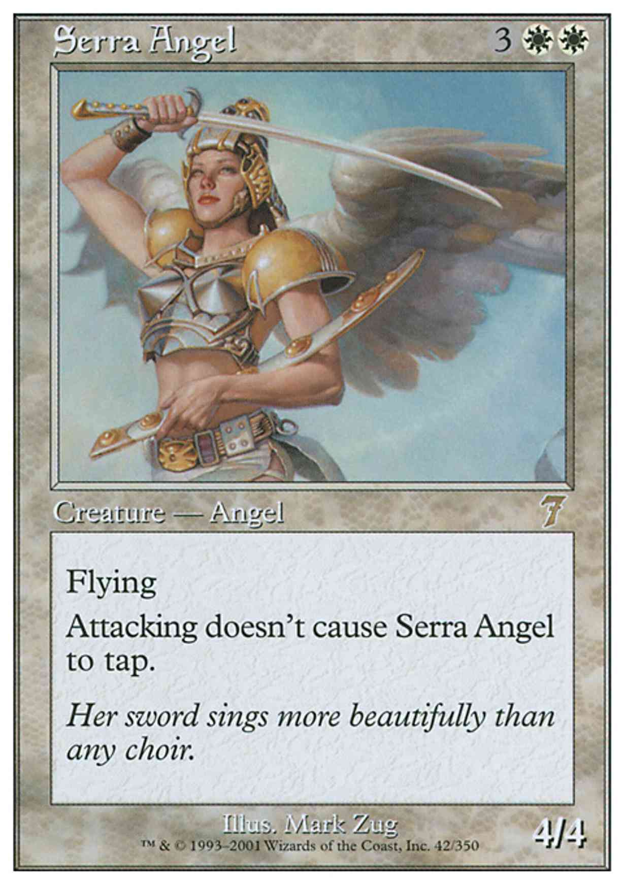 Serra Angel magic card front