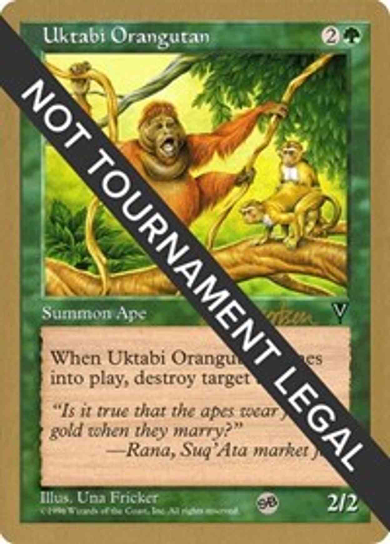 Uktabi Orangutan - 1997 Svend Geertsen (VIS) (SB) magic card front