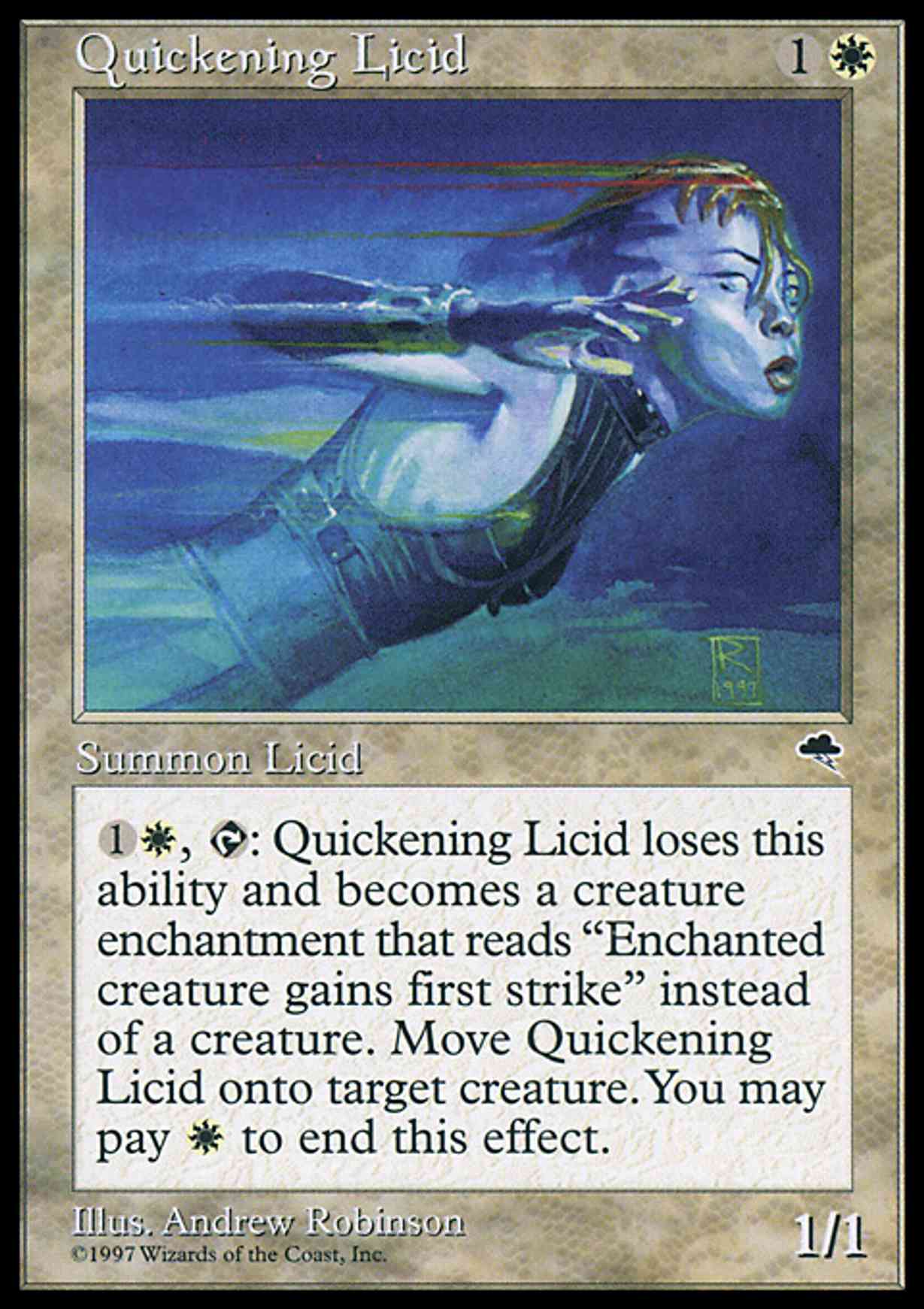 Quickening Licid magic card front