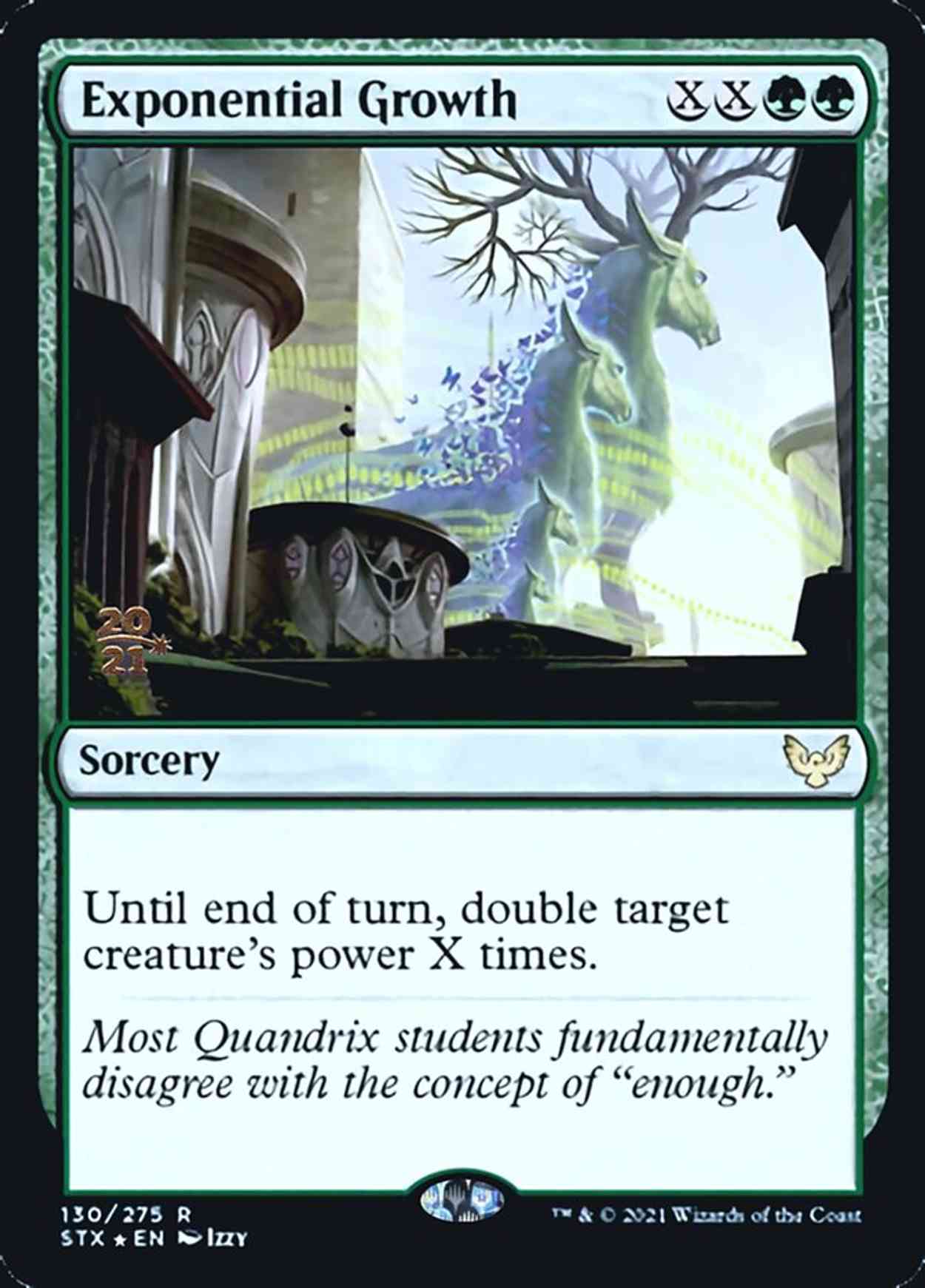 Exponential Growth magic card front