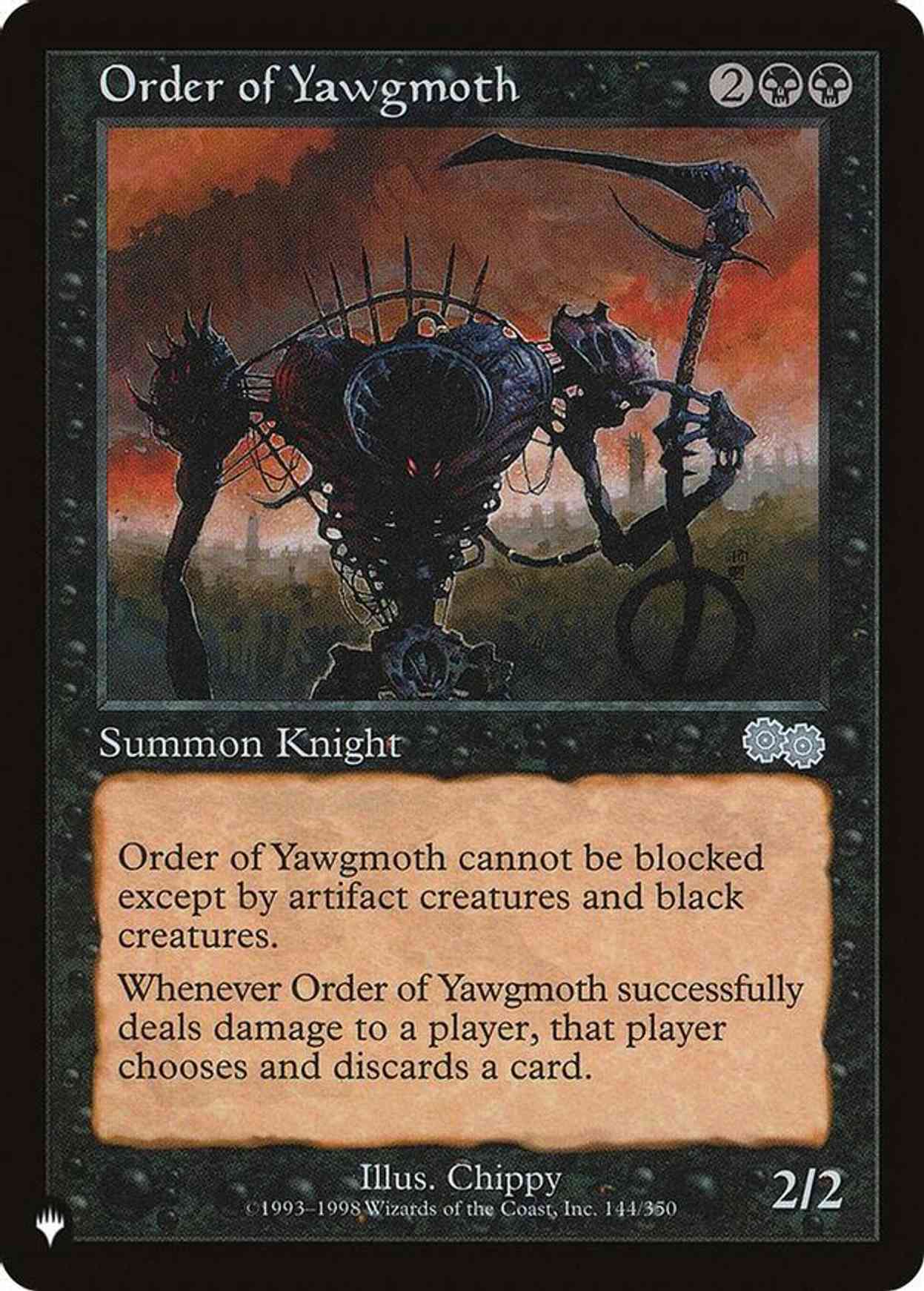 Order of Yawgmoth (USG) magic card front