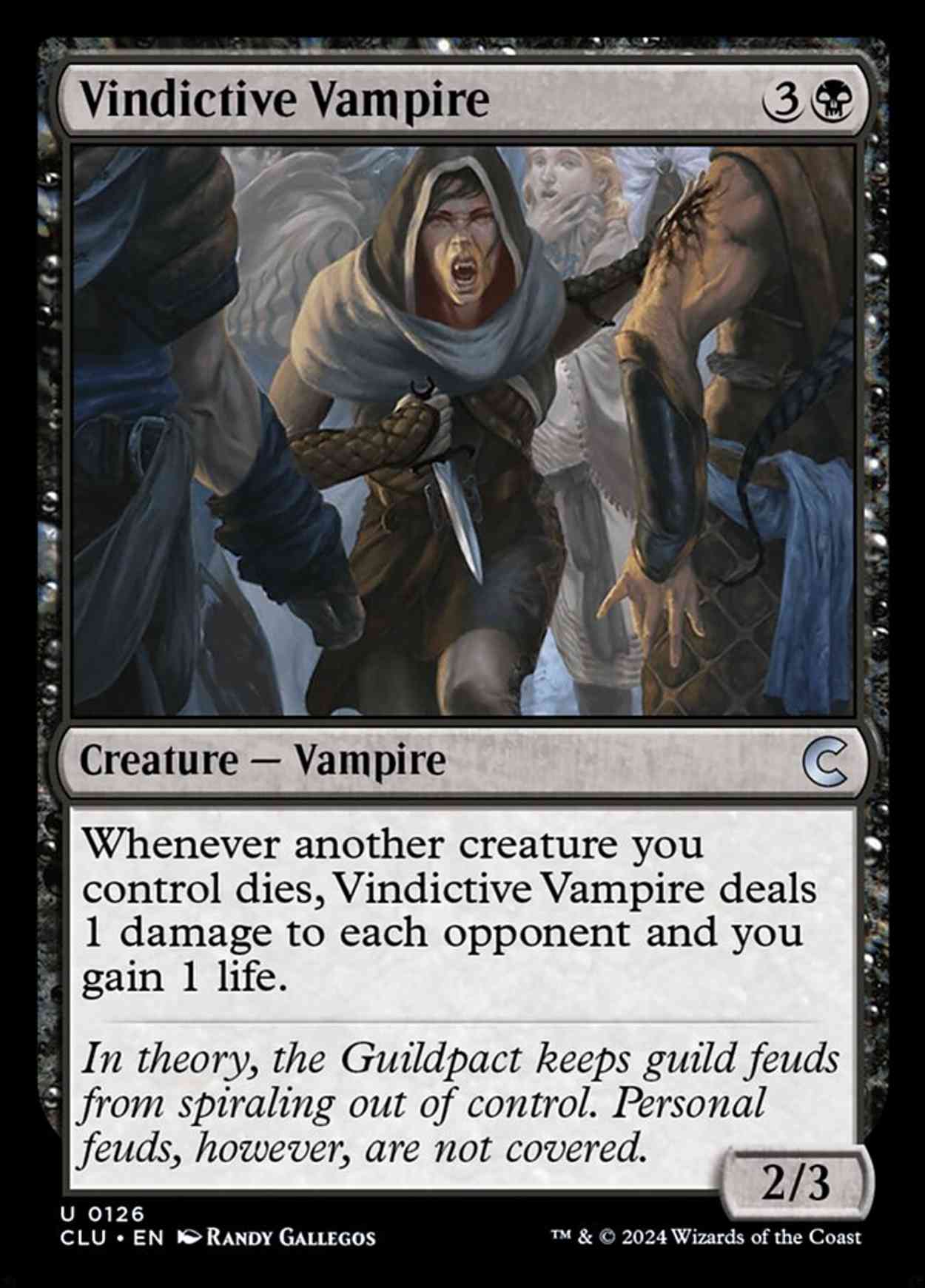 Vindictive Vampire magic card front