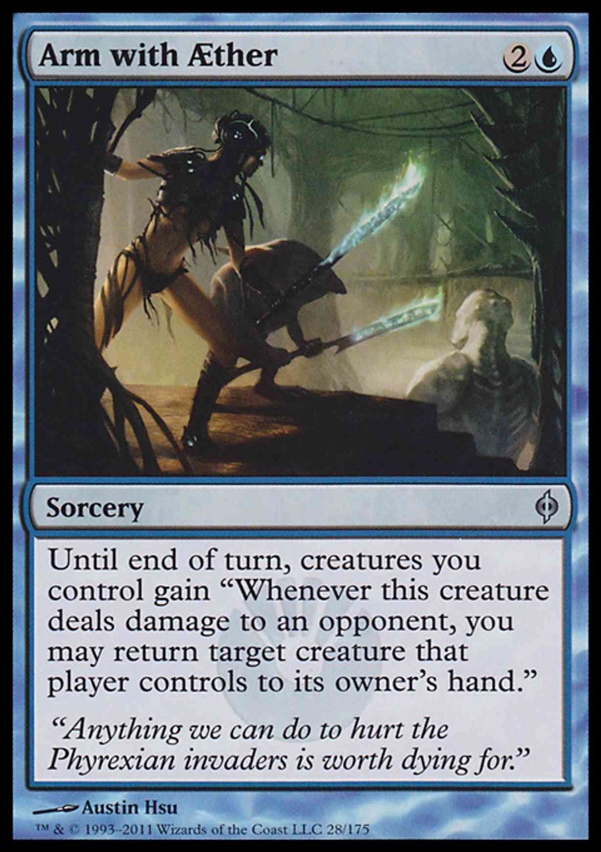 Arm with AEther magic card front