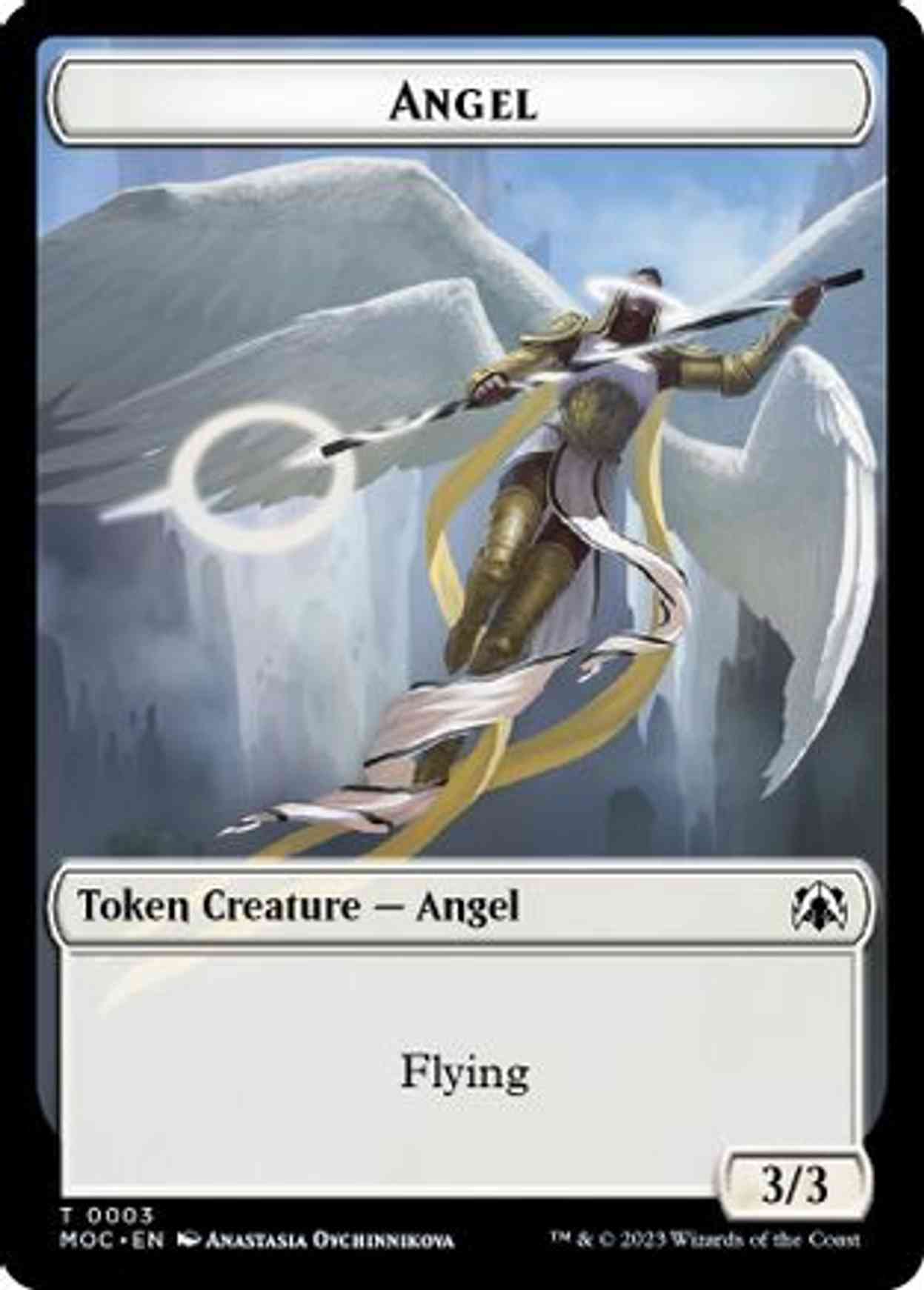 Angel // Demon Double-Sided Token magic card front