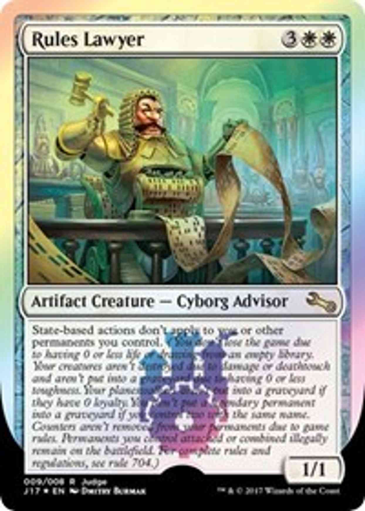 Rules Lawyer magic card front
