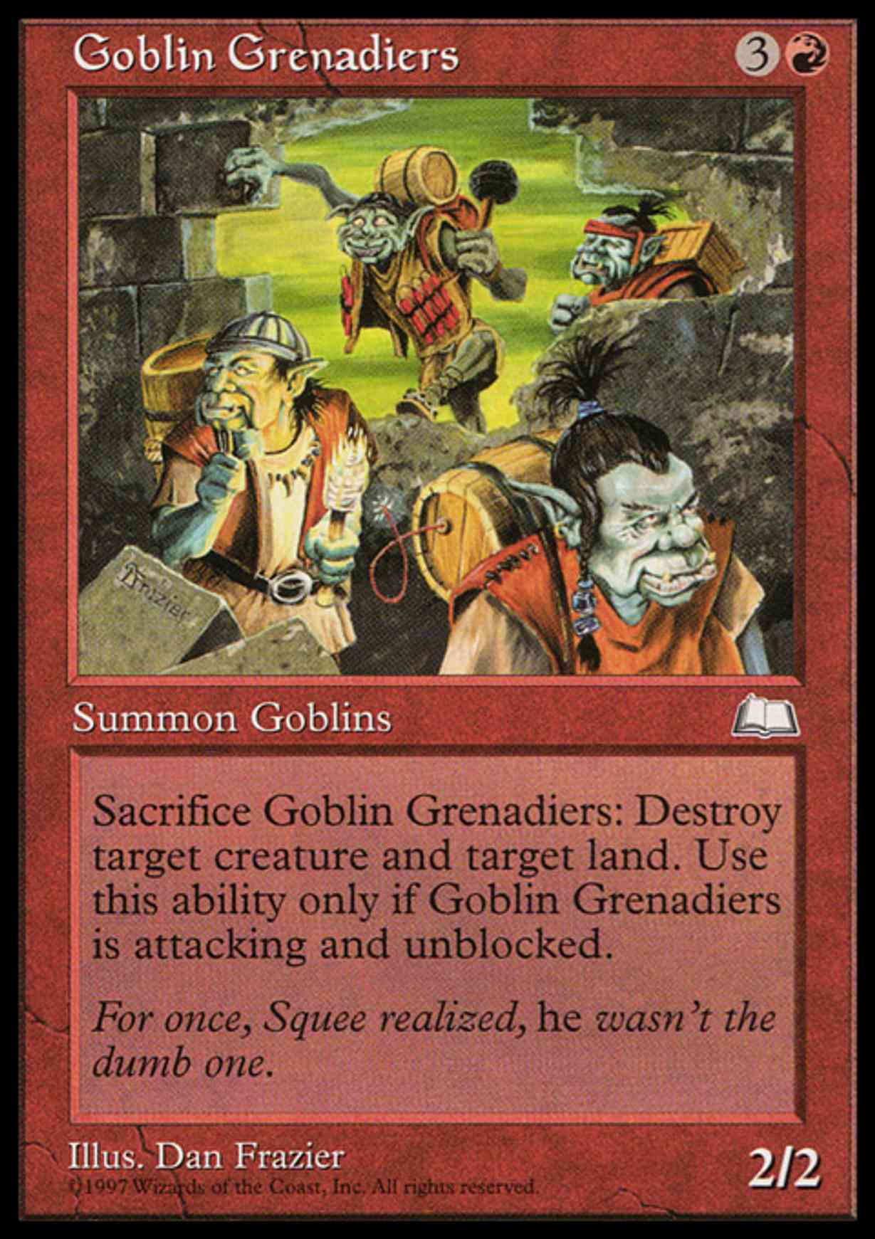 Goblin Grenadiers magic card front