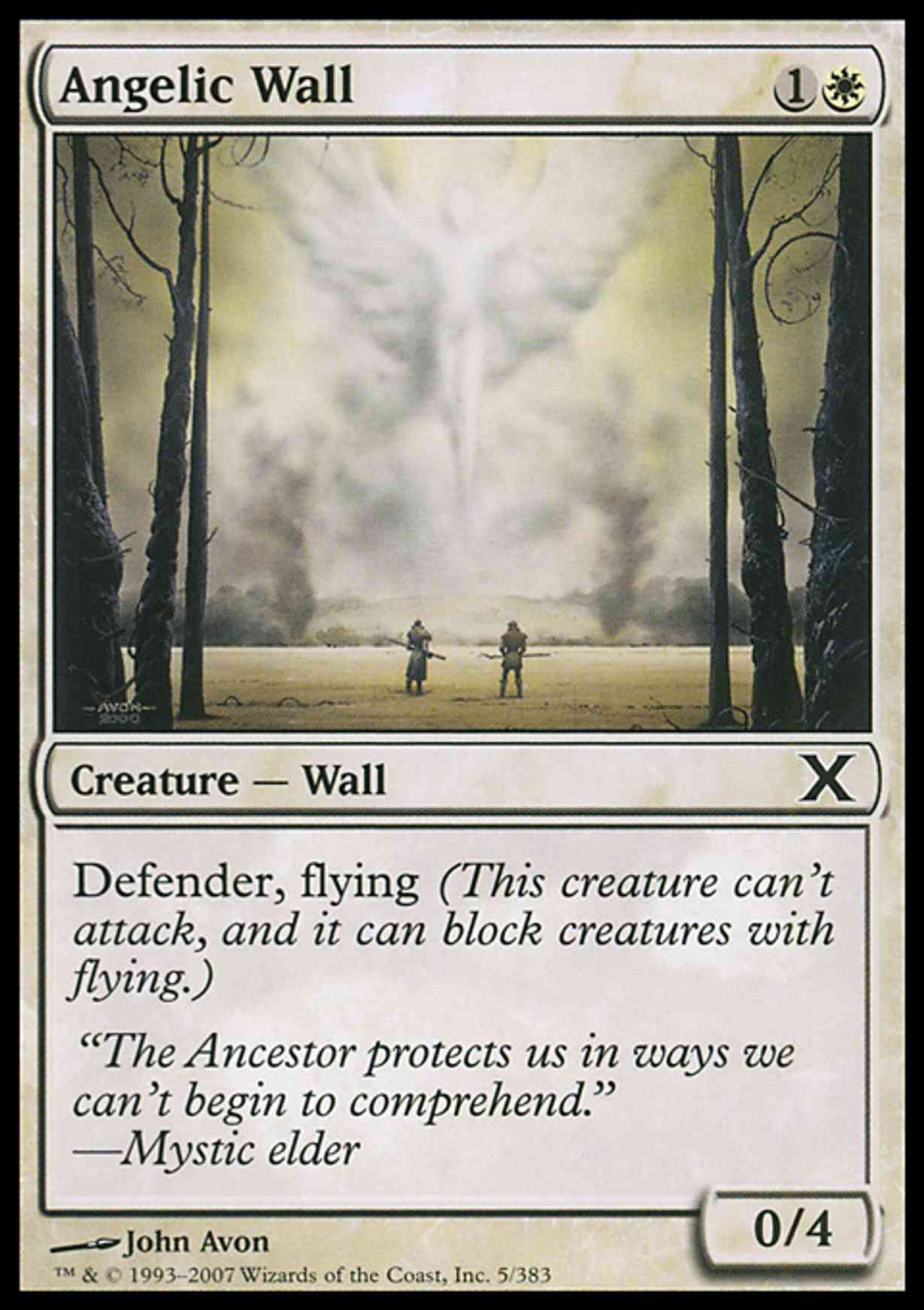 Angelic Wall magic card front