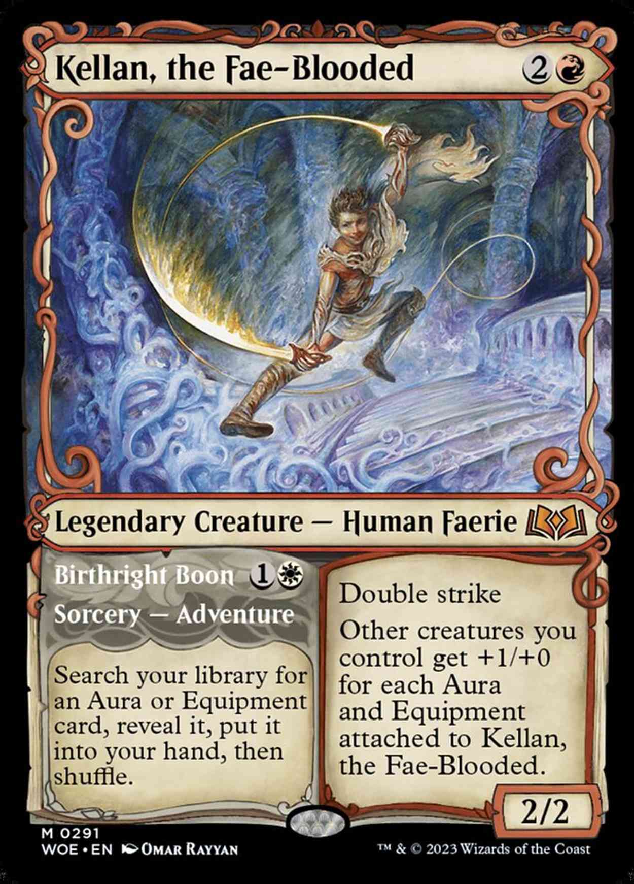 Kellan, the Fae-Blooded (Showcase) magic card front