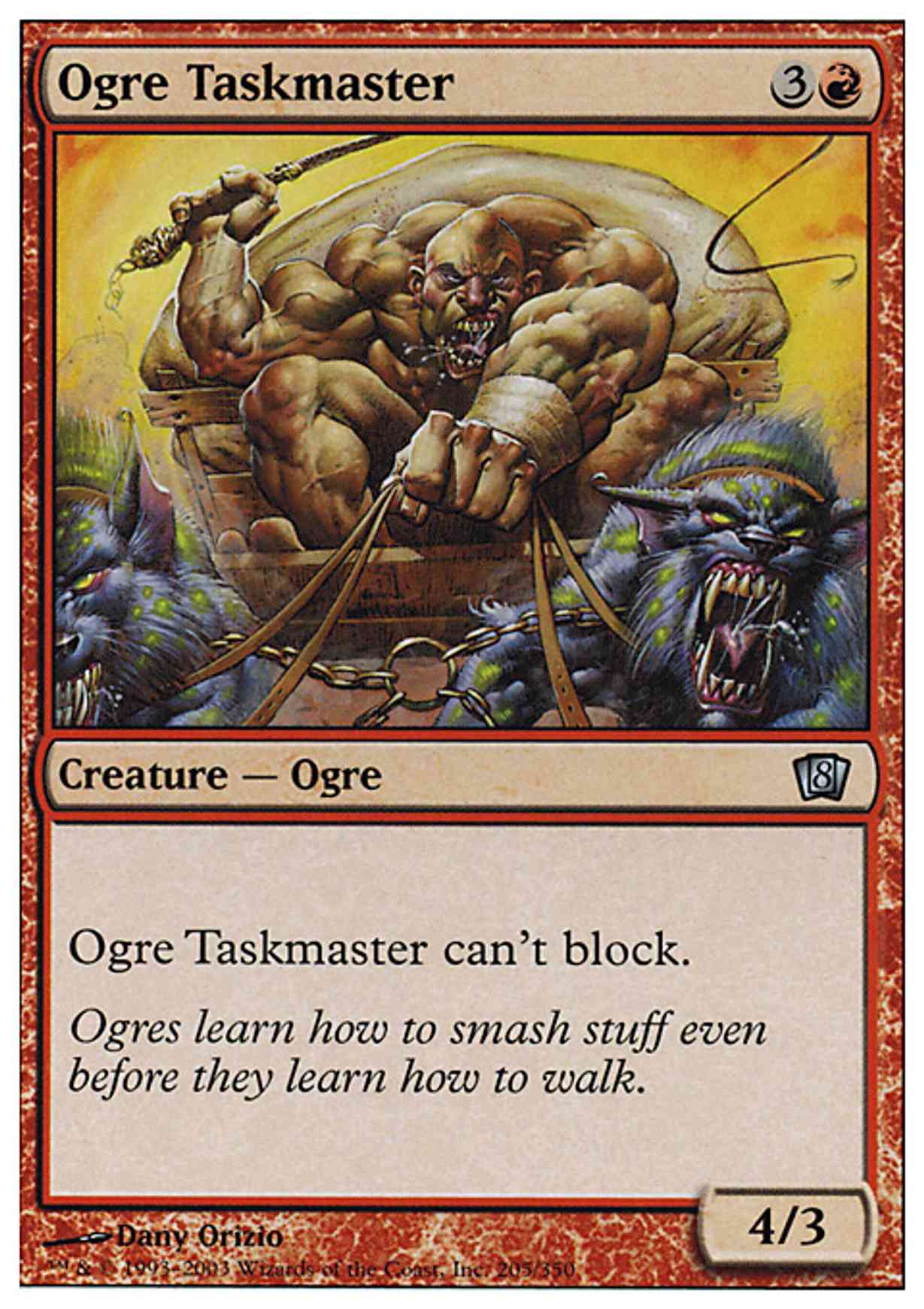 Ogre Taskmaster magic card front
