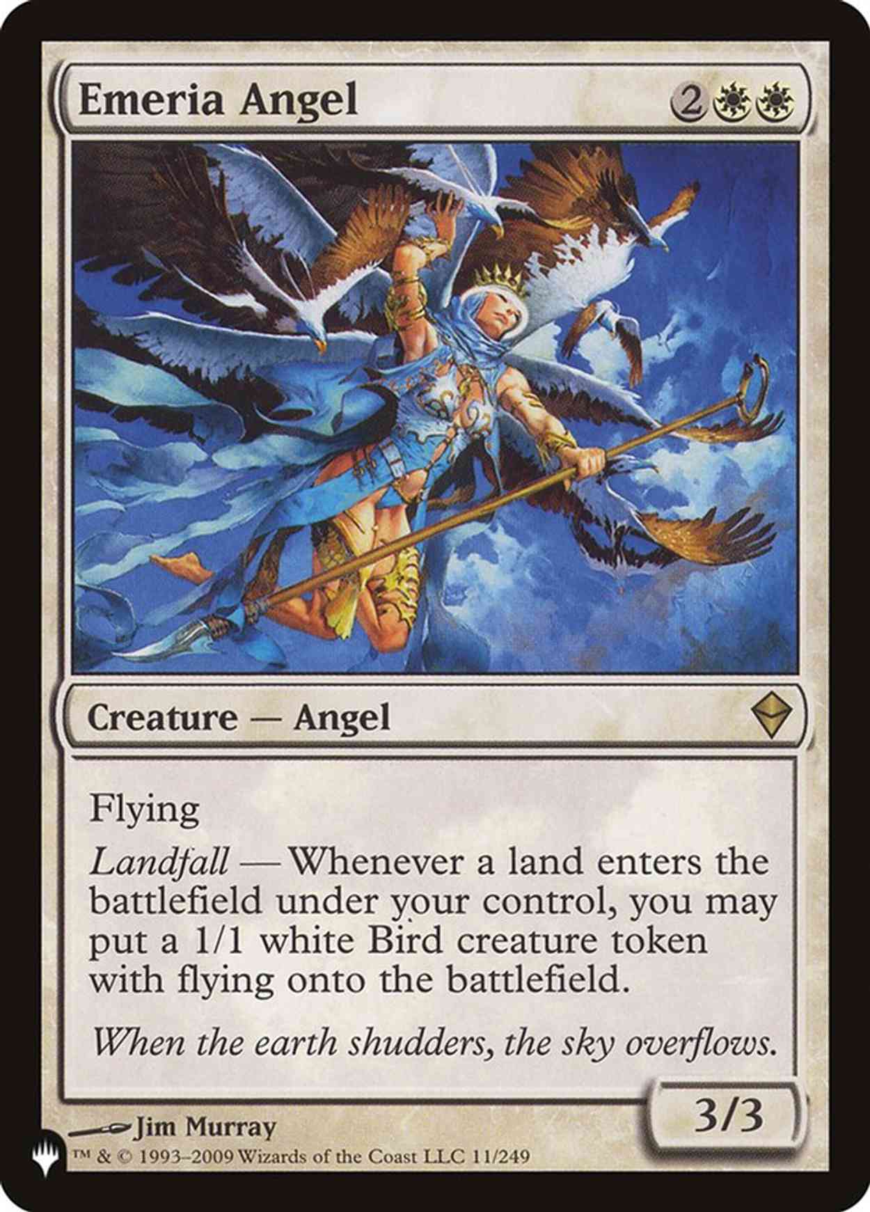Emeria Angel magic card front