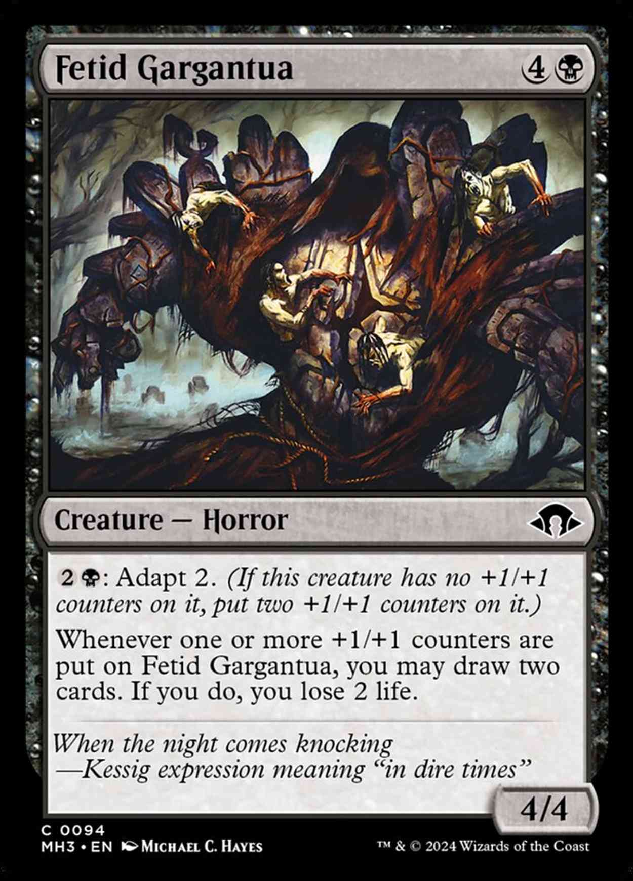 Fetid Gargantua magic card front