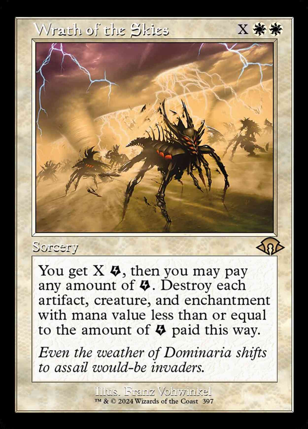 Wrath of the Skies (Retro Frame) magic card front