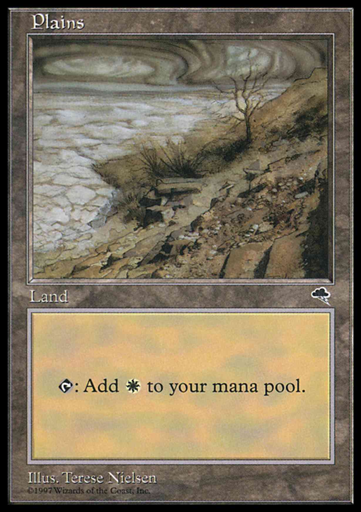 Plains (Dead Tree) magic card front