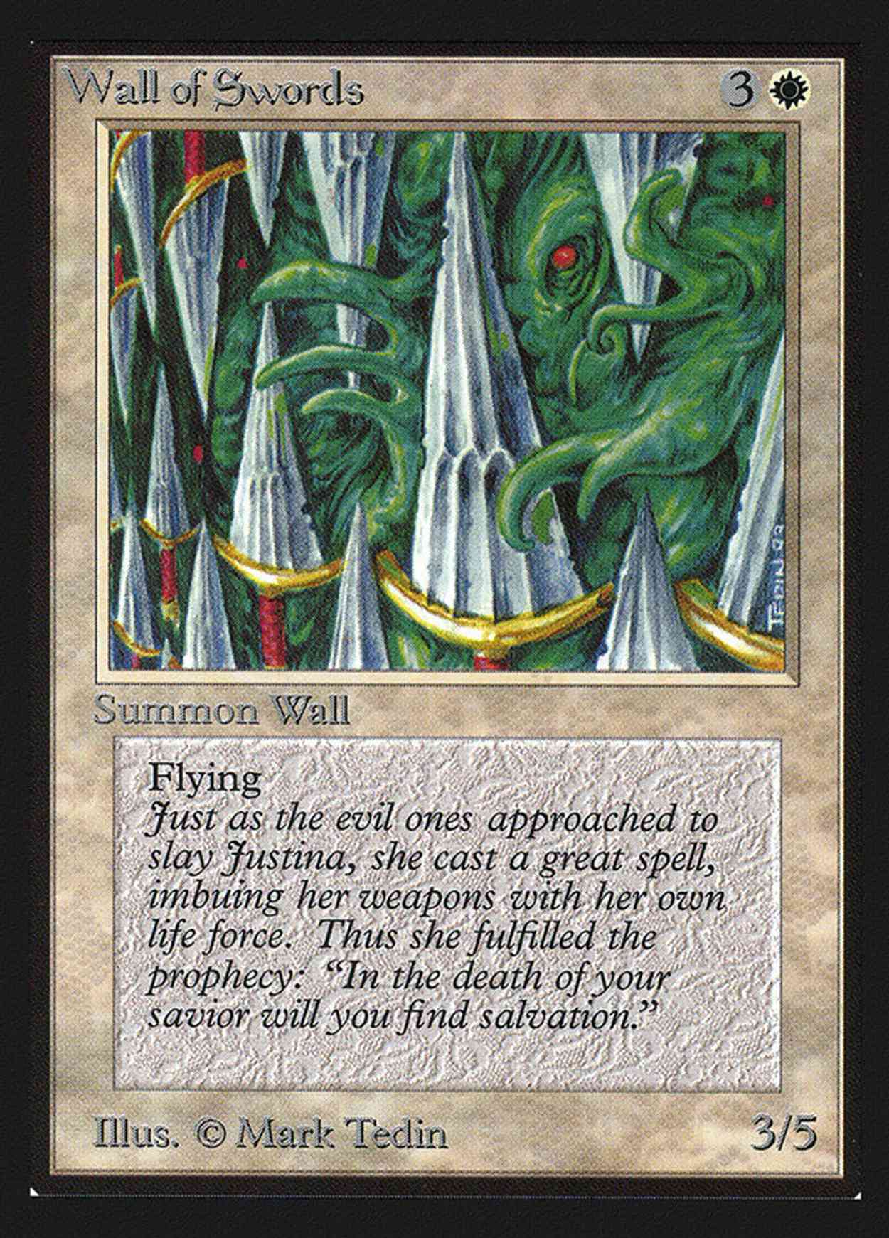 Wall of Swords (CE) magic card front