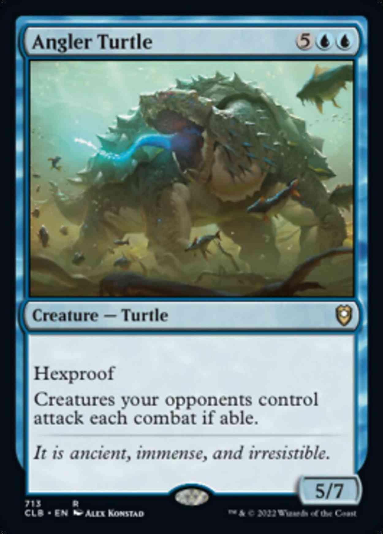 Angler Turtle magic card front