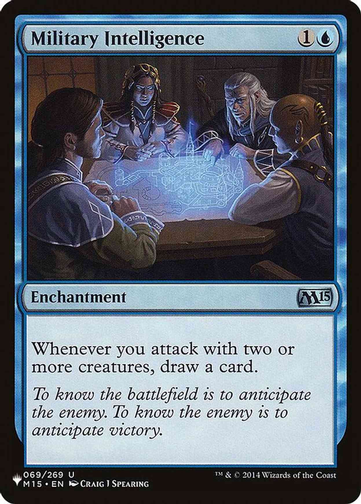 Military Intelligence magic card front