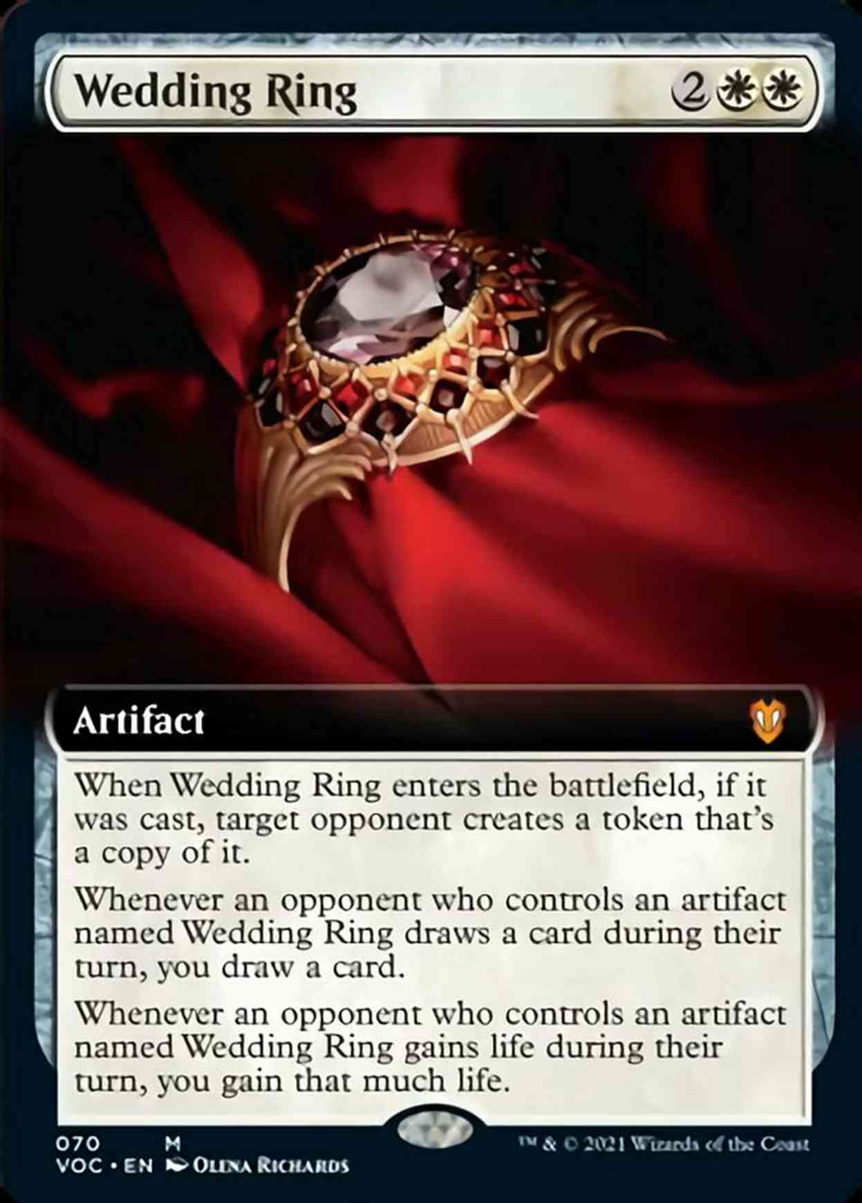 Wedding Ring (Extended Art) magic card front
