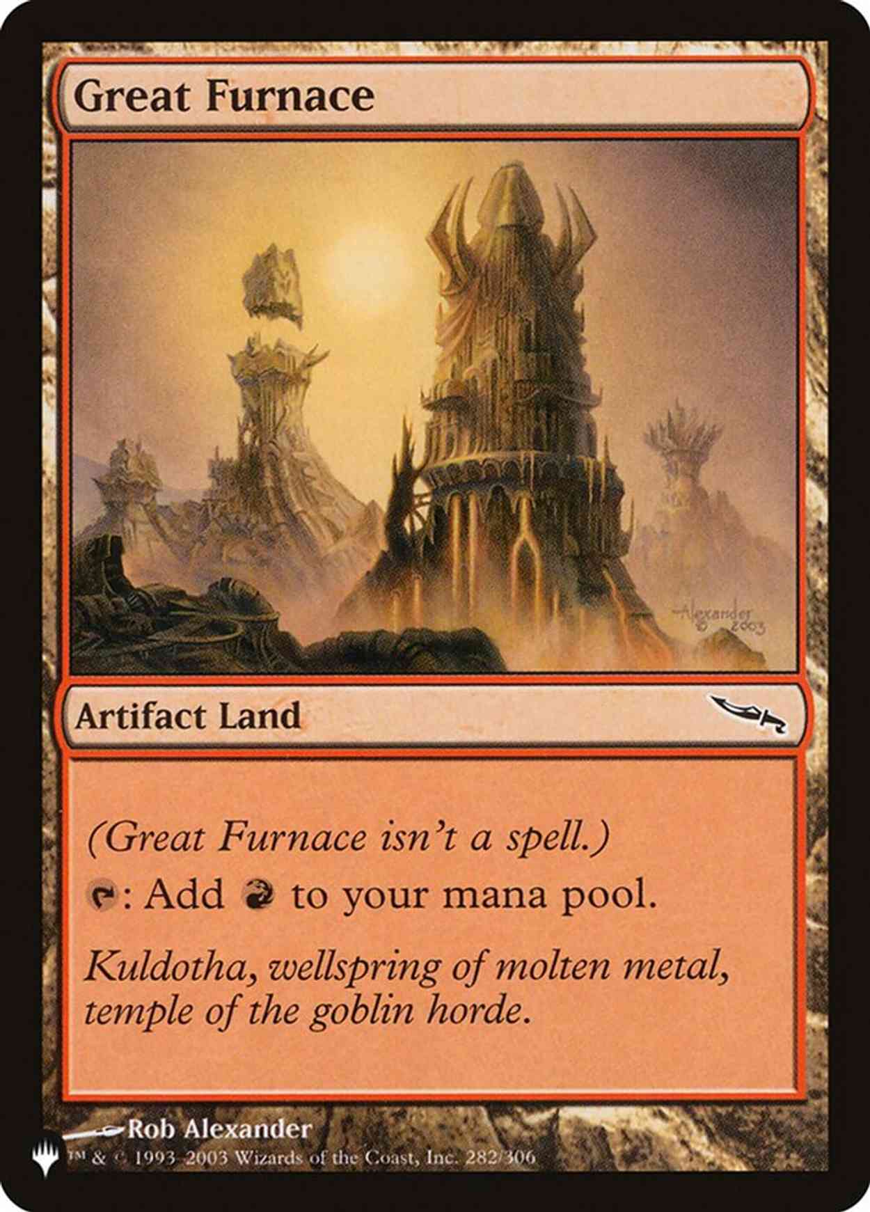 Great Furnace magic card front