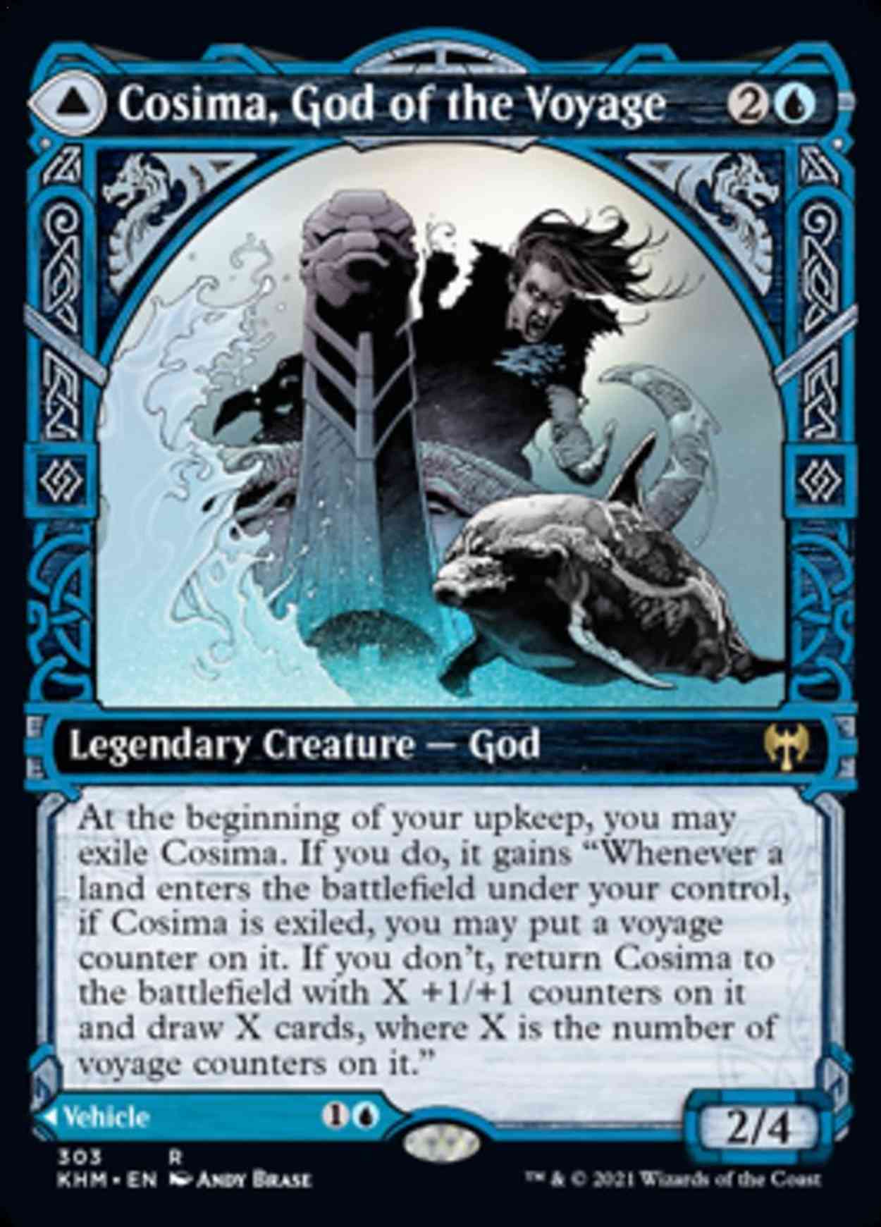 Cosima, God of the Voyage (Showcase) magic card front