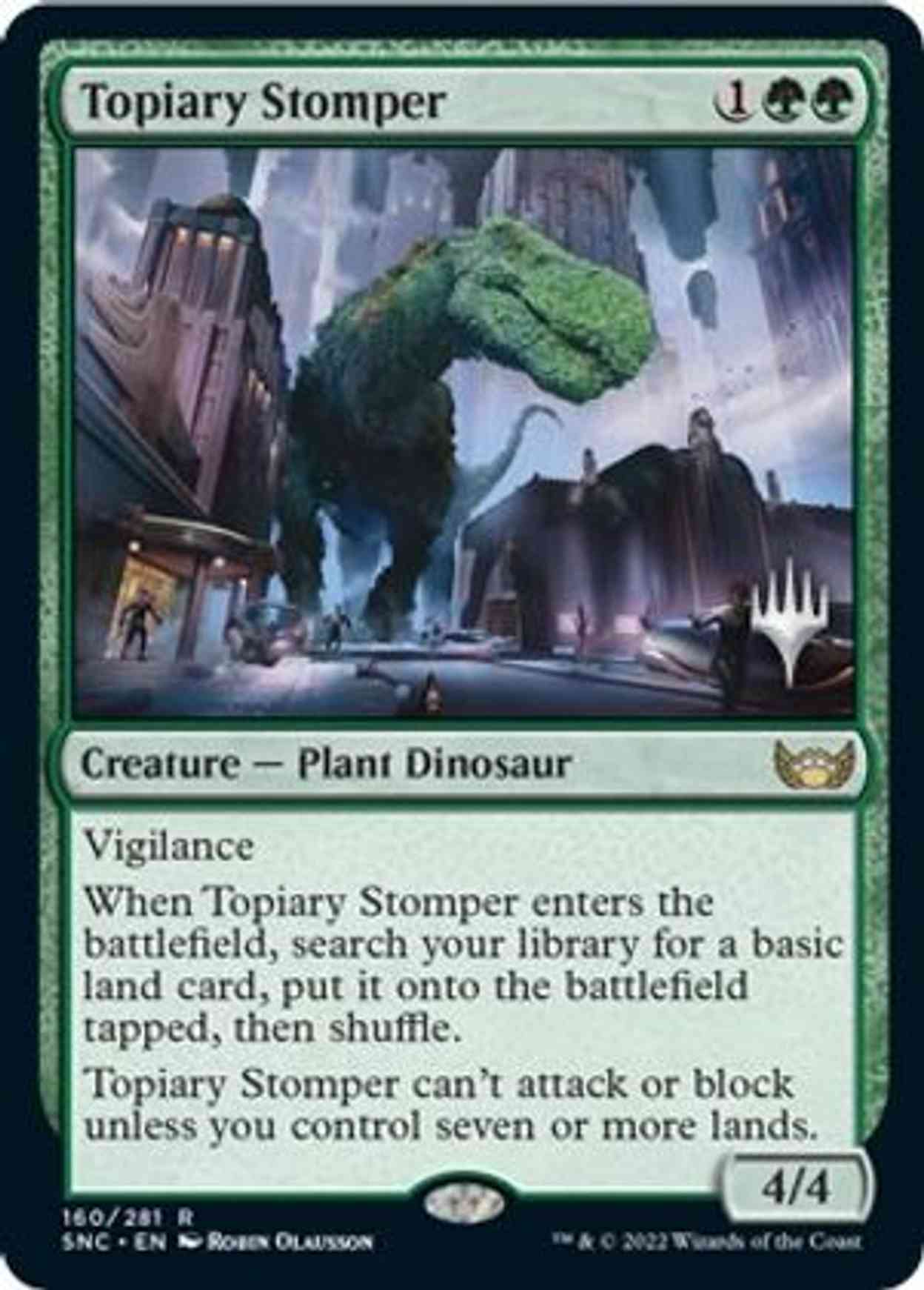 Topiary Stomper magic card front