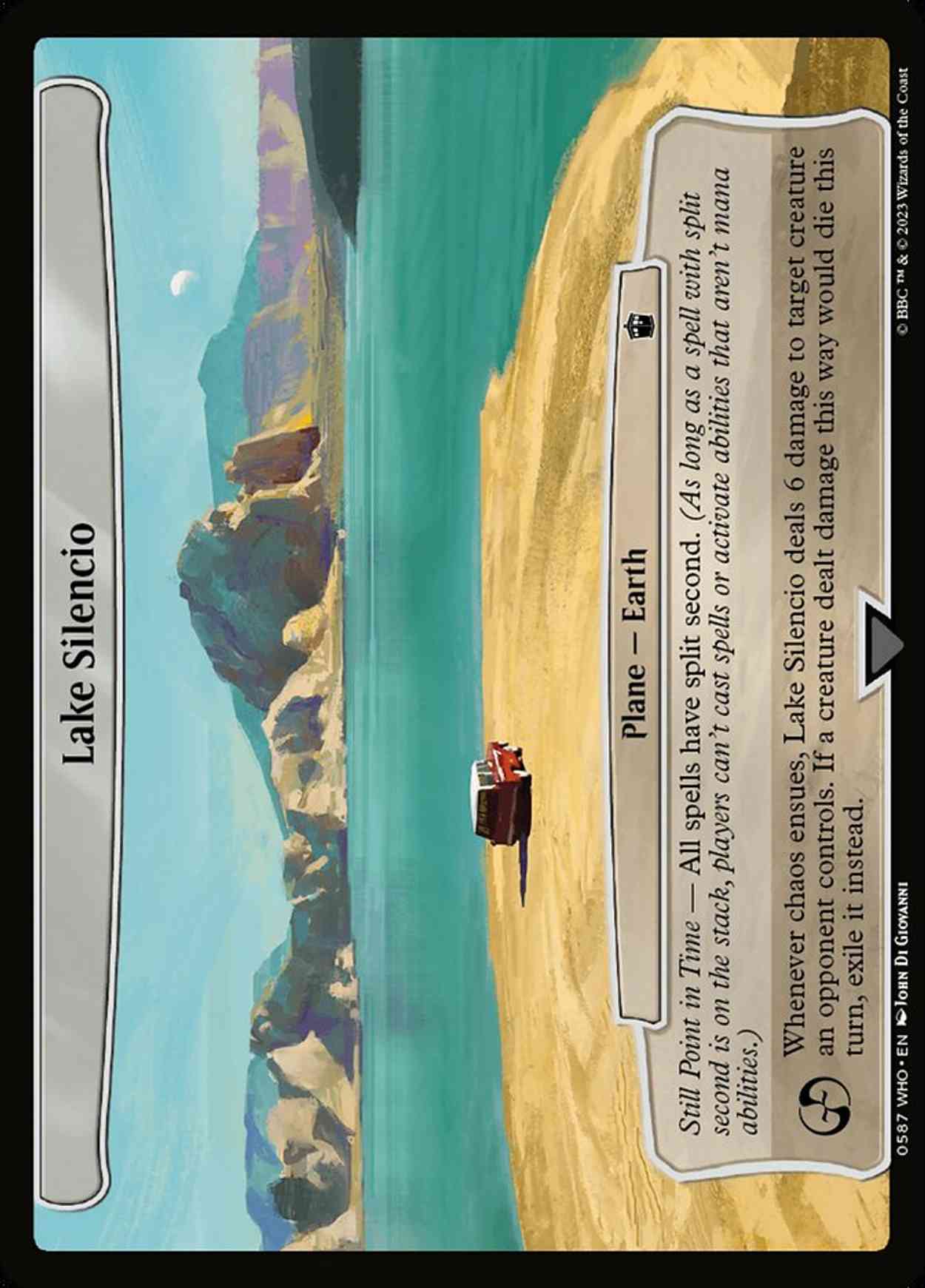 Lake Silencio magic card front