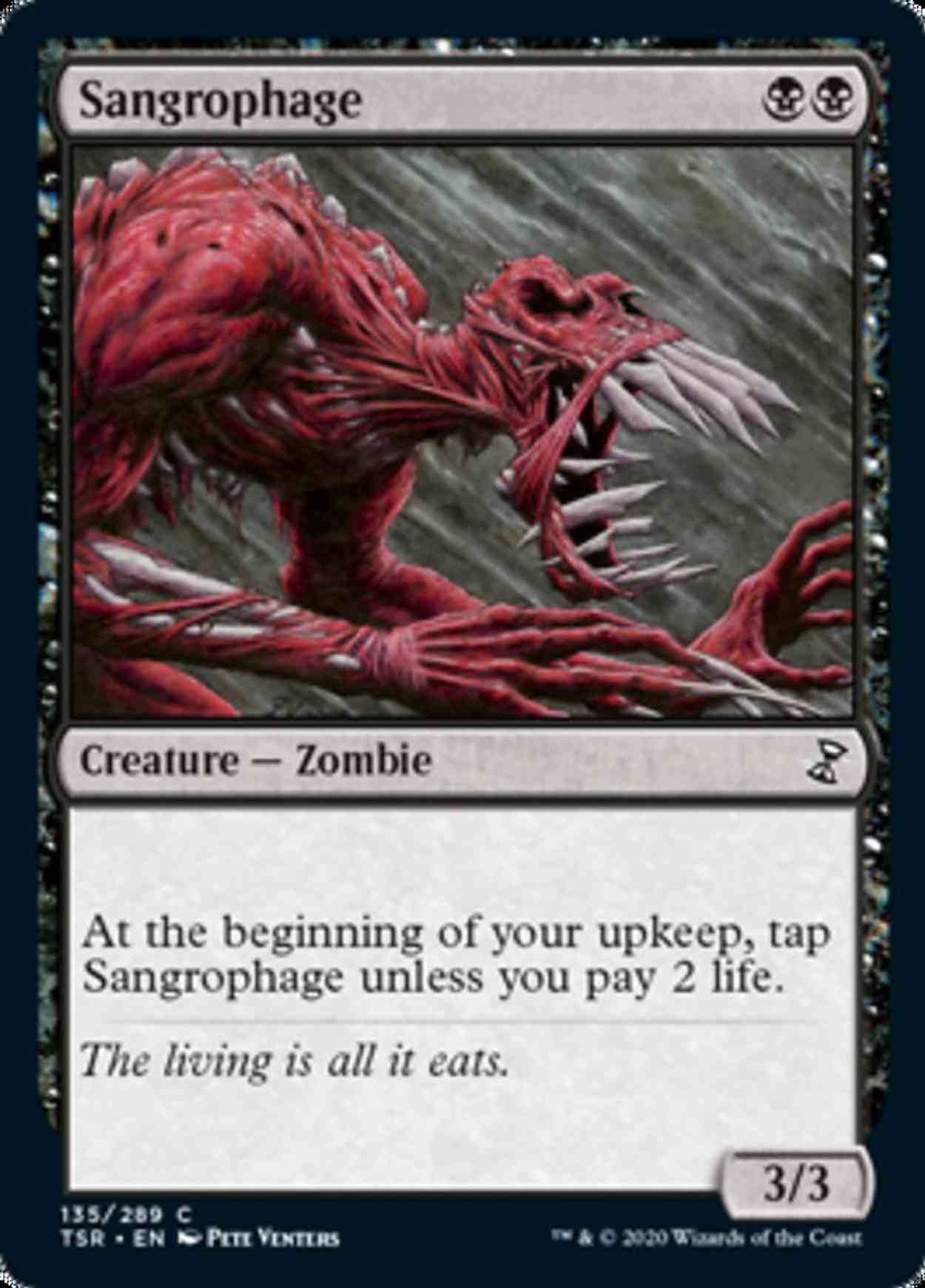 Sangrophage magic card front