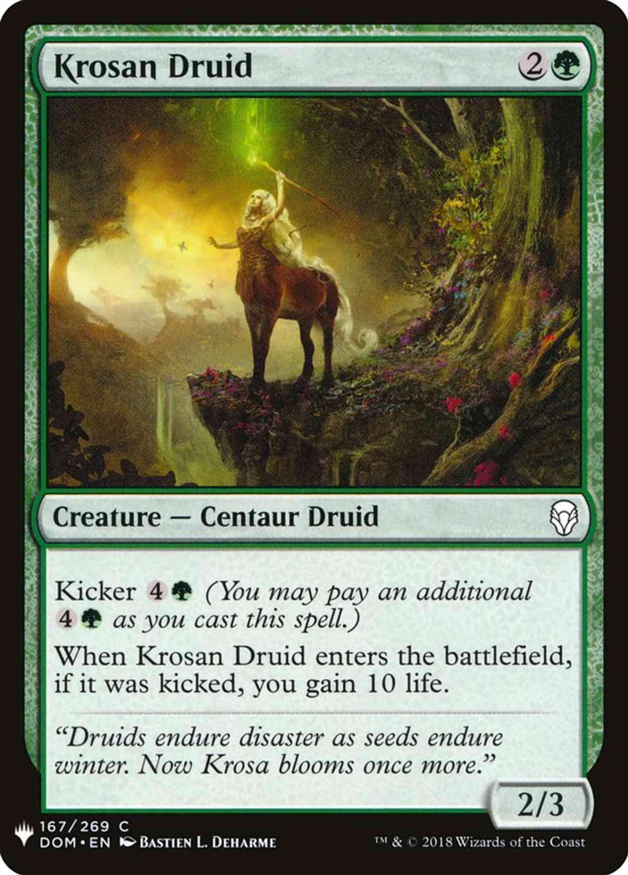 Krosan Druid magic card front