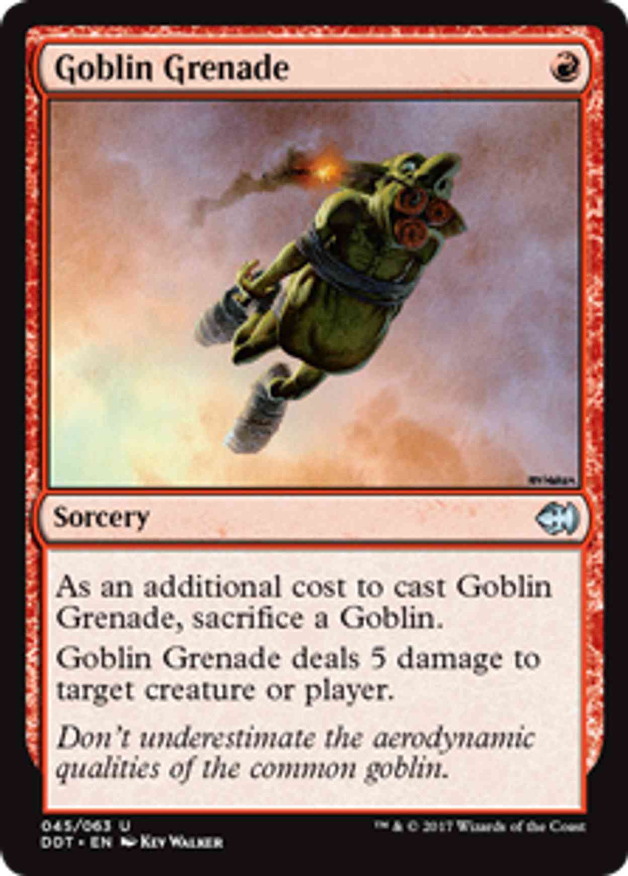 Goblin Grenade magic card front