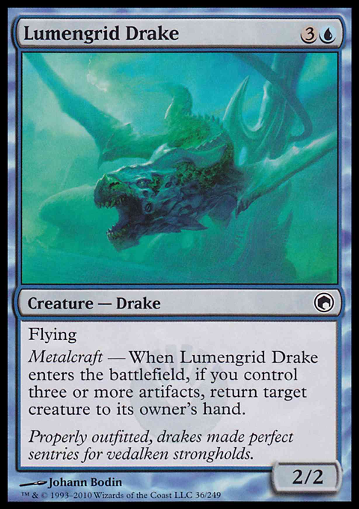 Lumengrid Drake magic card front