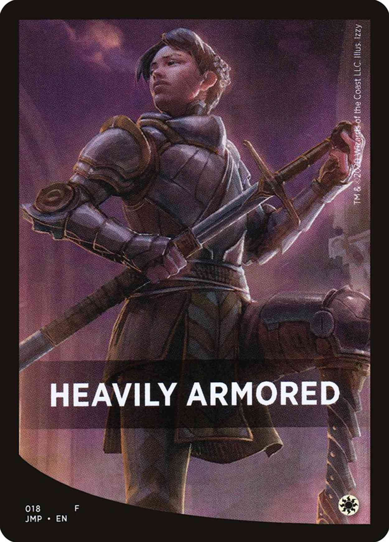 Heavily Armored Theme Card magic card front