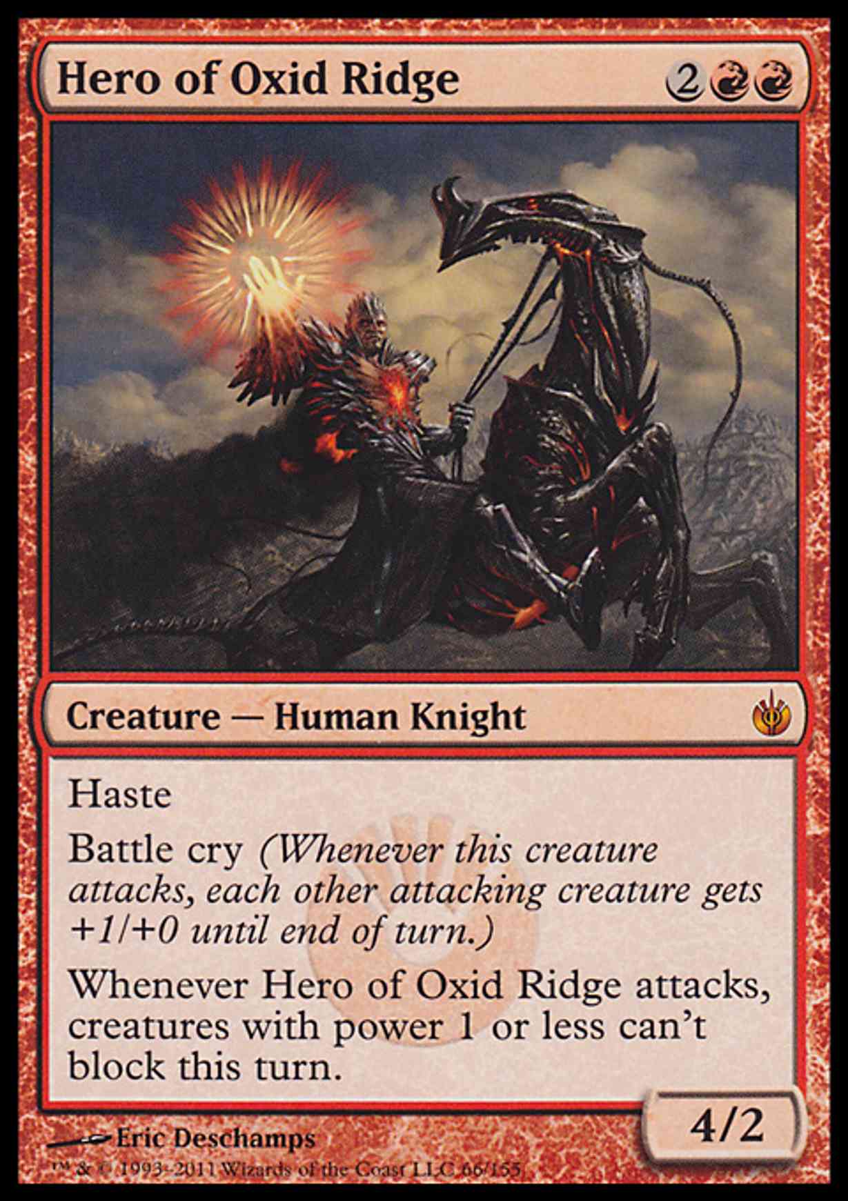Hero of Oxid Ridge magic card front